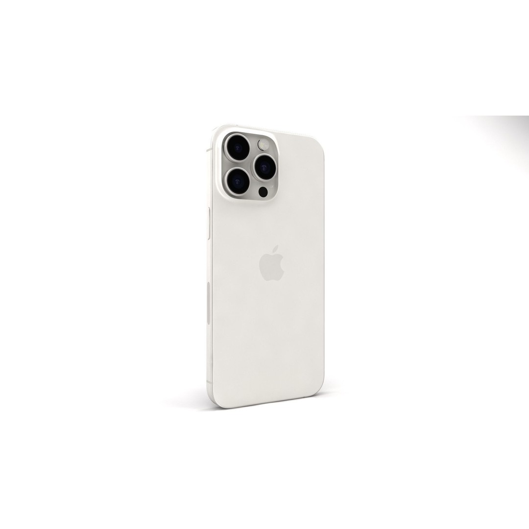 Apple iPhone 15 Pro Max 3D Model – High Poly Game Asset, FBX, OBJ, Blender - View 34