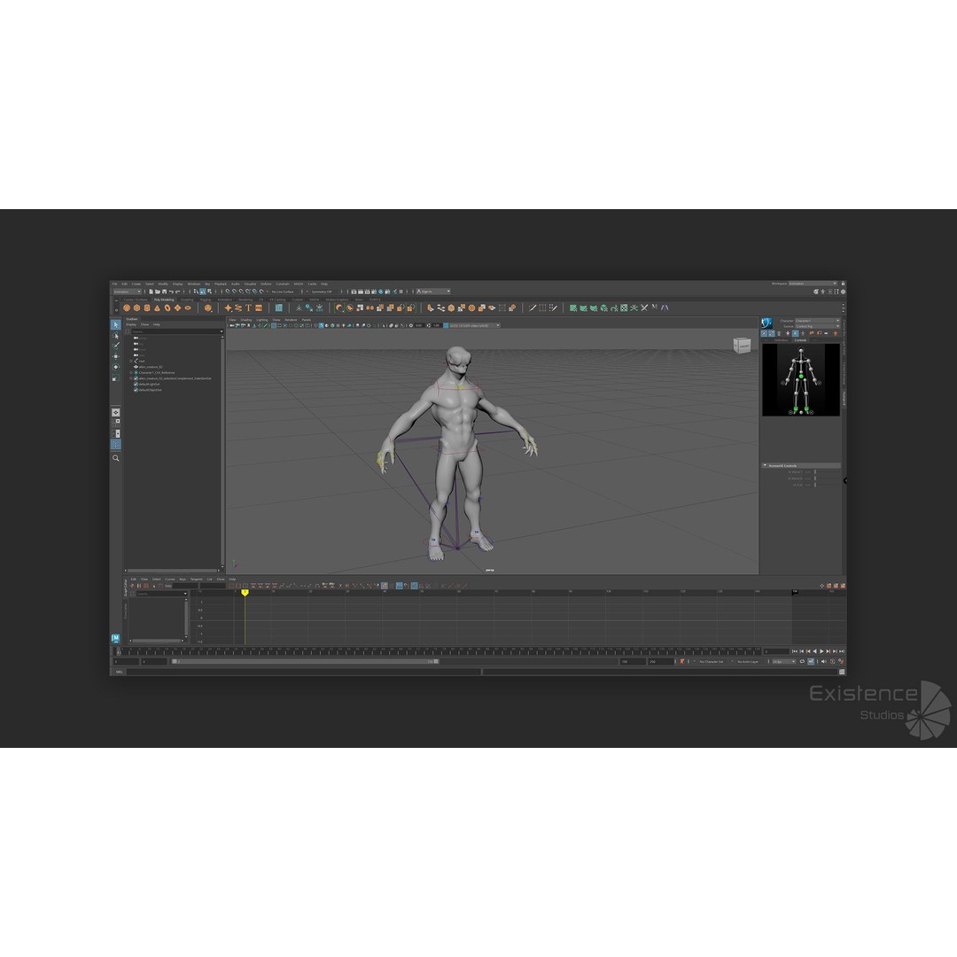 Alien Creature 3D Model – Low Poly Animated Fantasy Enemy, FBX - View 12