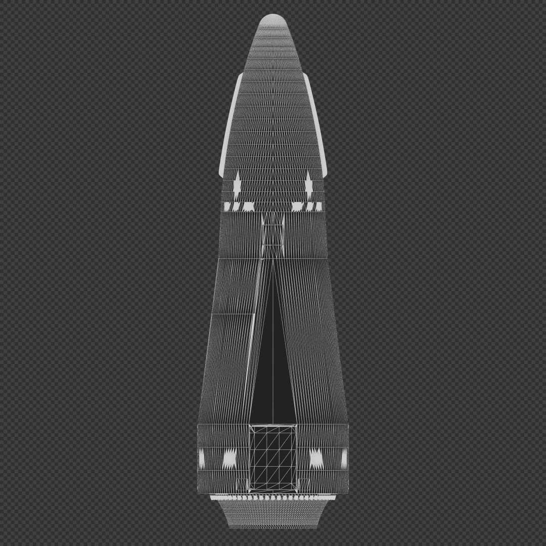 Delta Clipper 3D Model – Realistic Spacecraft with PBR Textures - View 12