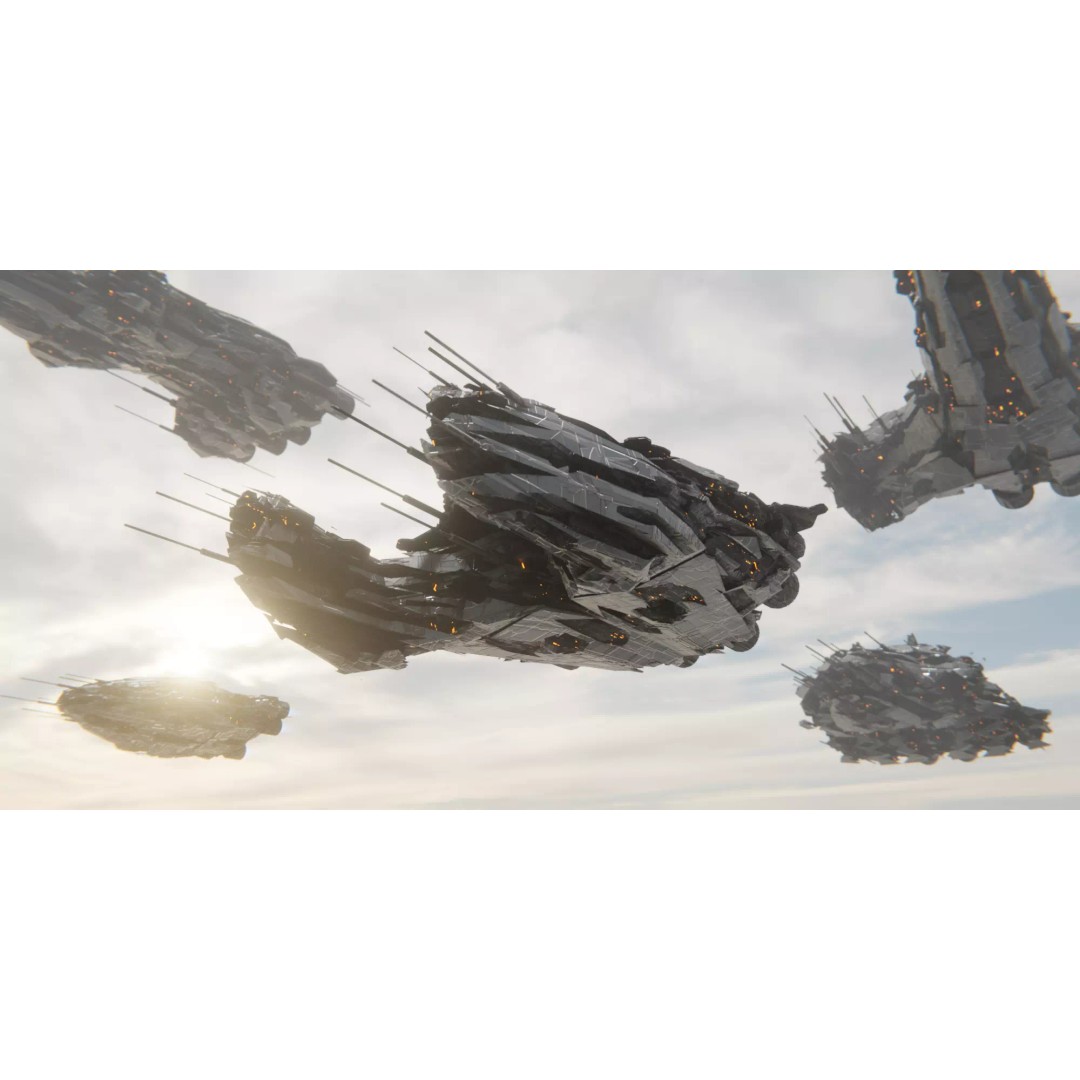 Spaceship Generator 3D Model – Procedural Sci-Fi Asset for Blender - View 2