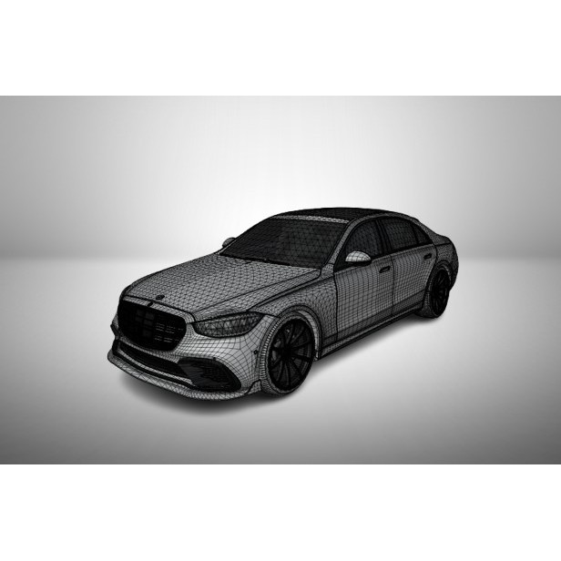 Mercedes Brabus 850 - High-Quality 3D Model - View 12