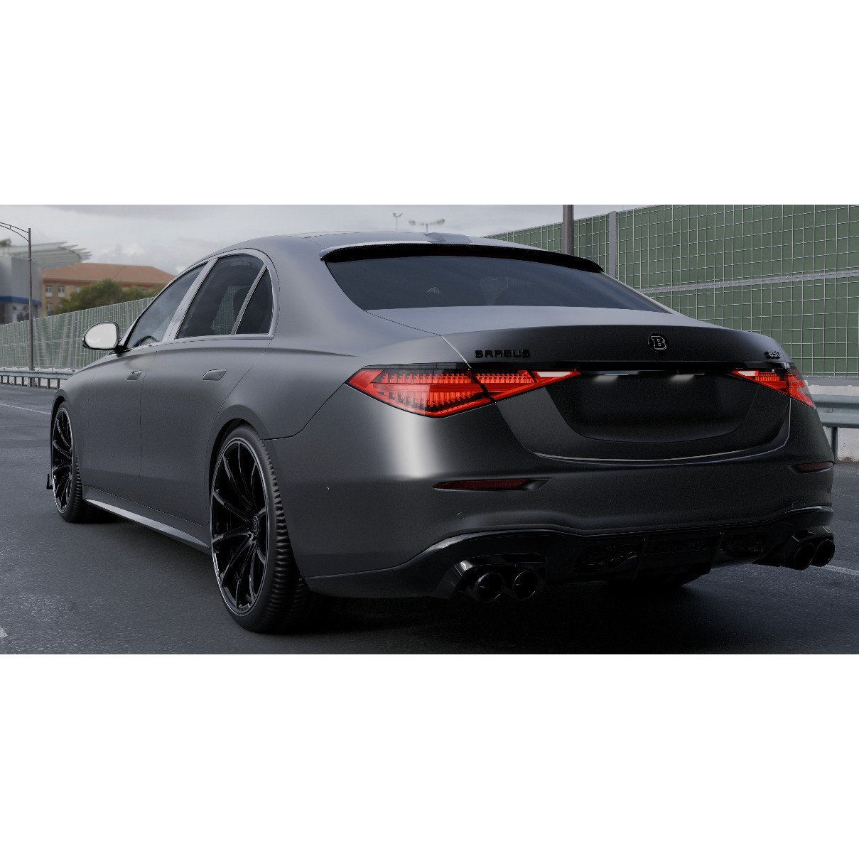 Mercedes Brabus 850 - High-Quality 3D Model - View 4