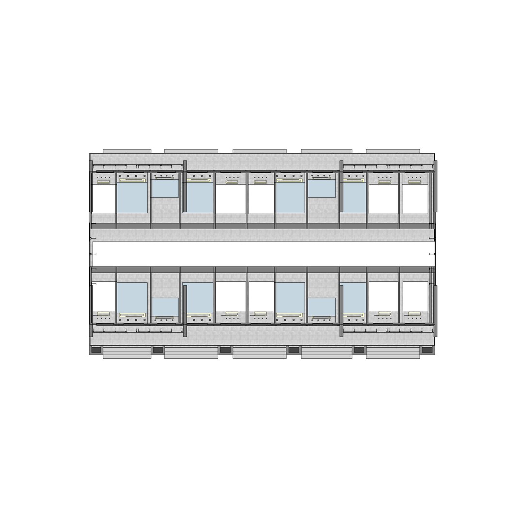 Commercial Complex 3D Model – Low Poly Modern Design, FBX & OBJ