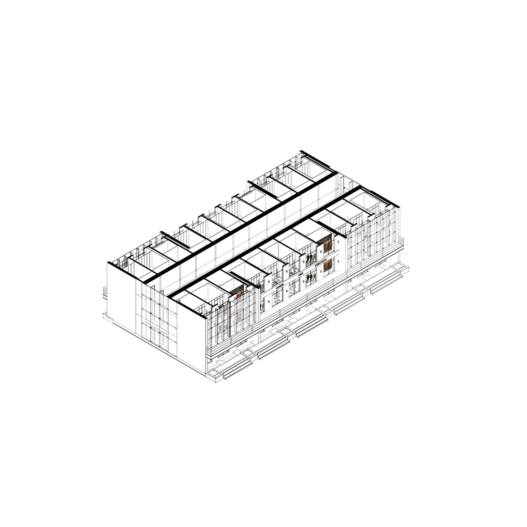 Commercial Complex 3D Model – Low Poly Modern Design, FBX & OBJ - View 10