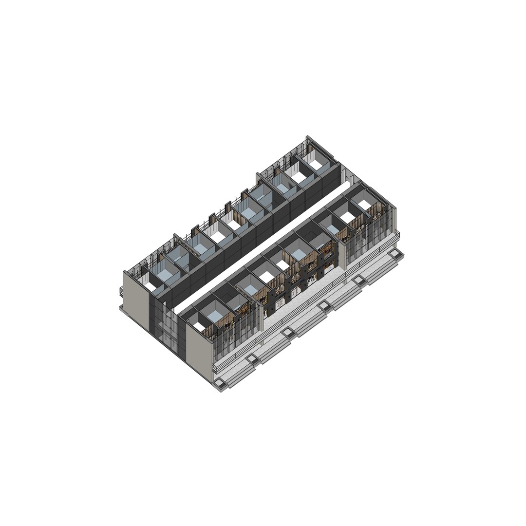 Commercial Complex 3D Model – Low Poly Modern Design, FBX & OBJ - View 11