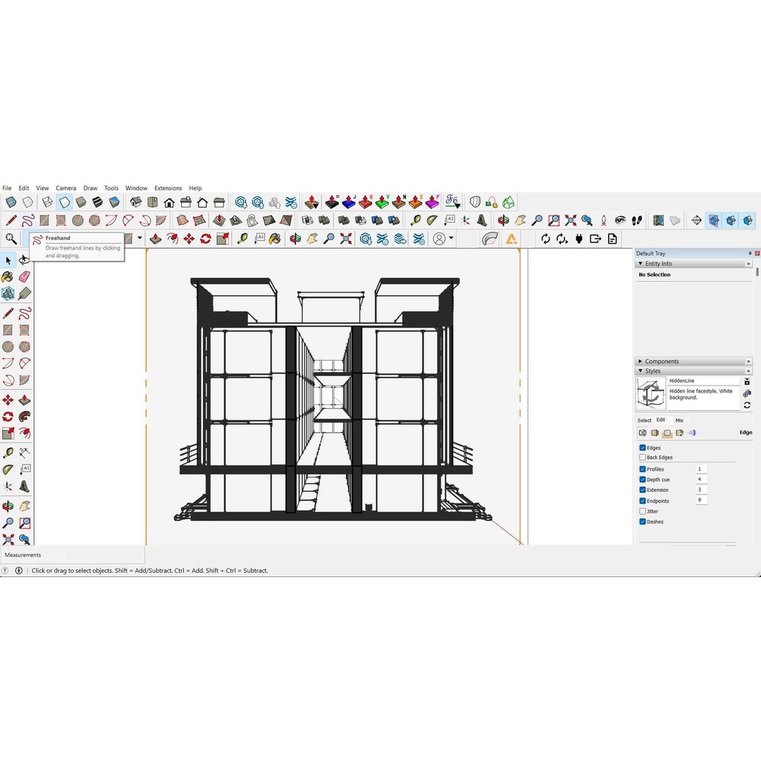 Commercial Complex 3D Model – Low Poly Modern Design, FBX & OBJ - View 19