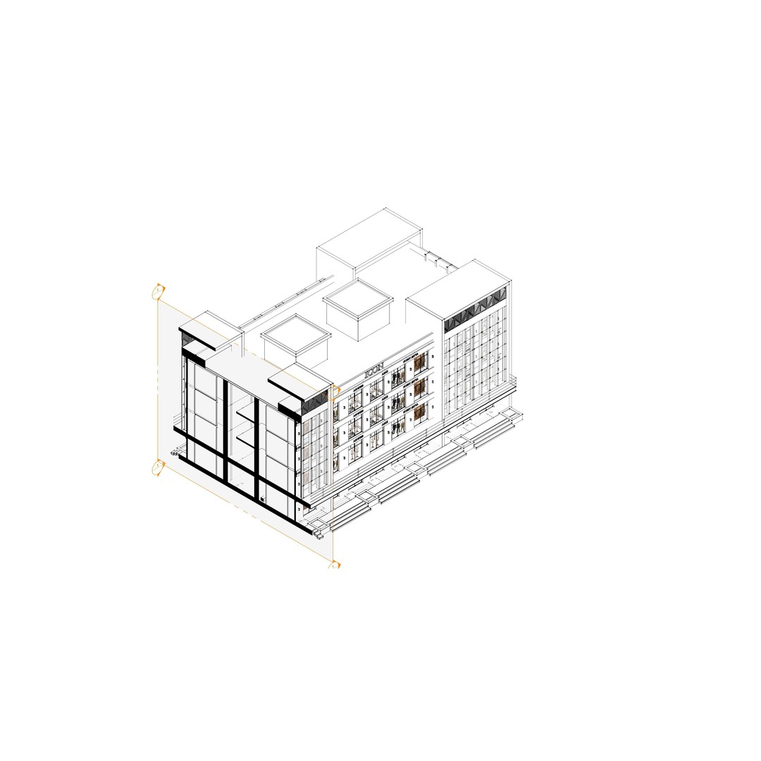 Commercial Complex 3D Model – Low Poly Modern Design, FBX & OBJ - View 23