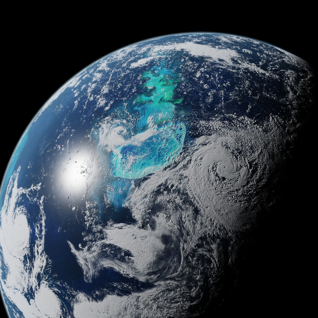 Oceanic Planet 3D Model – Seamless 16K Texture for Games - View 13