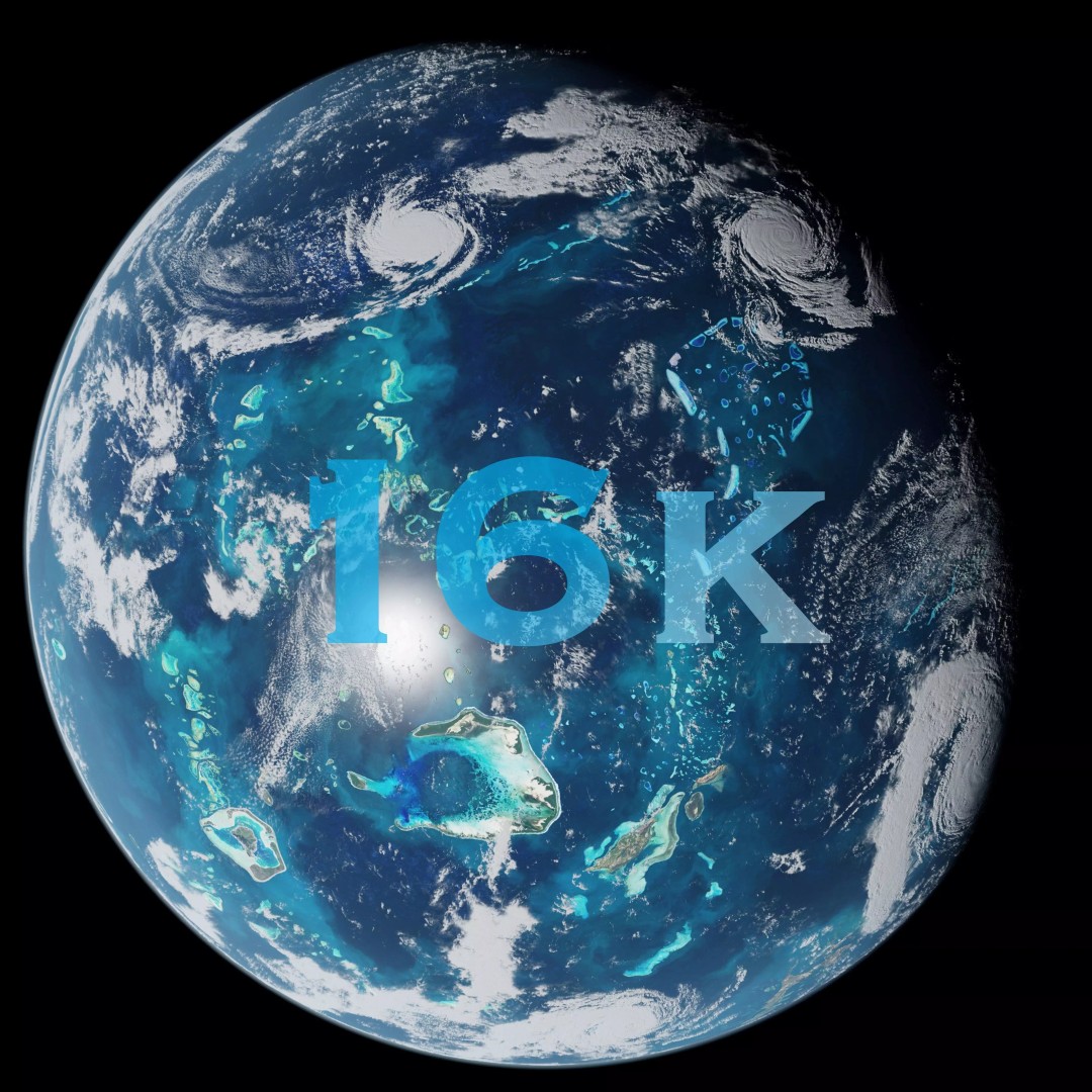 Oceanic Planet 3D Model – Seamless 16K Texture for Games - View 2