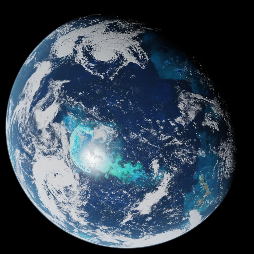 Oceanic Planet 3D Model – Seamless 16K Texture for Games - View 8