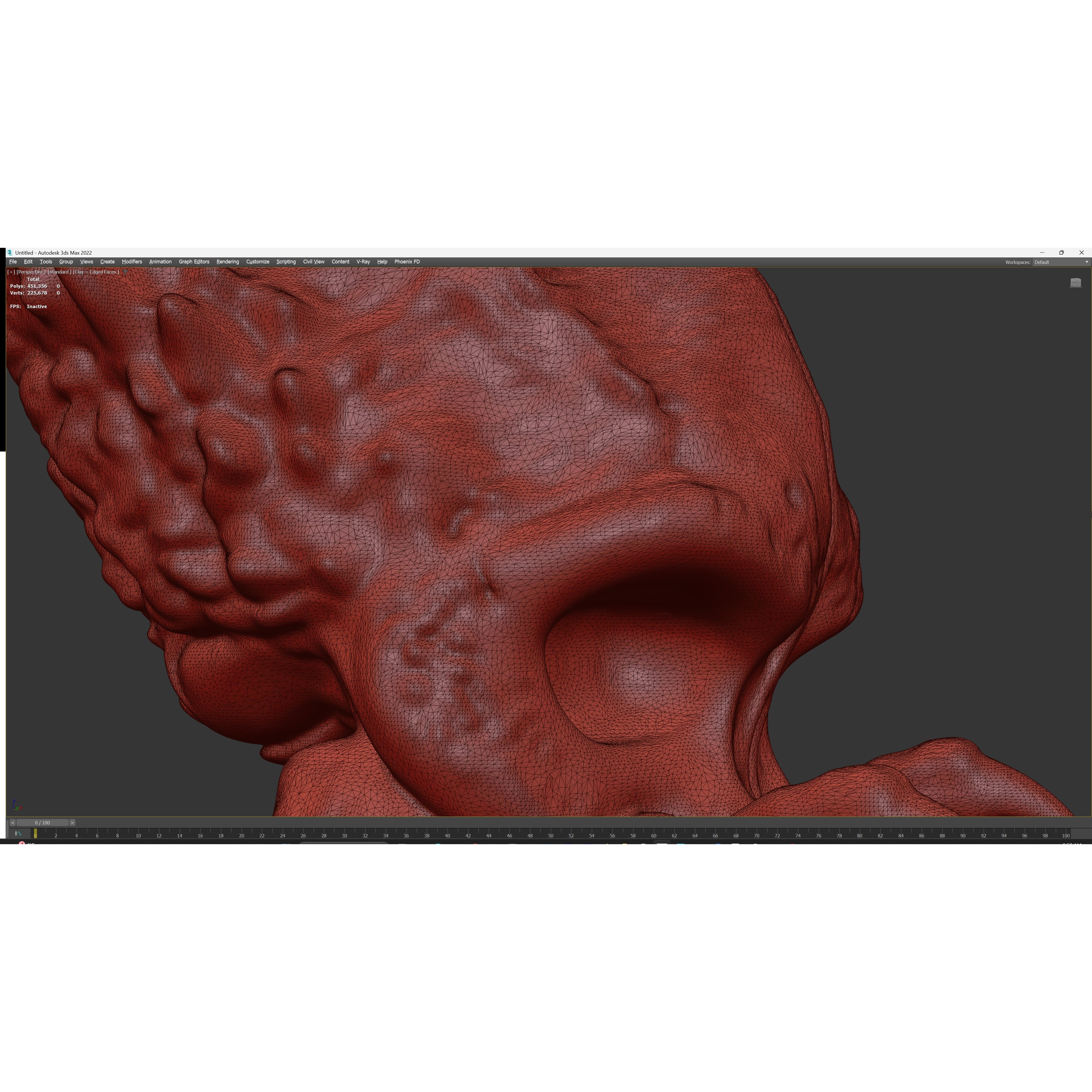 Alien Skull Artifact - Game-Ready 3D Model - View 19