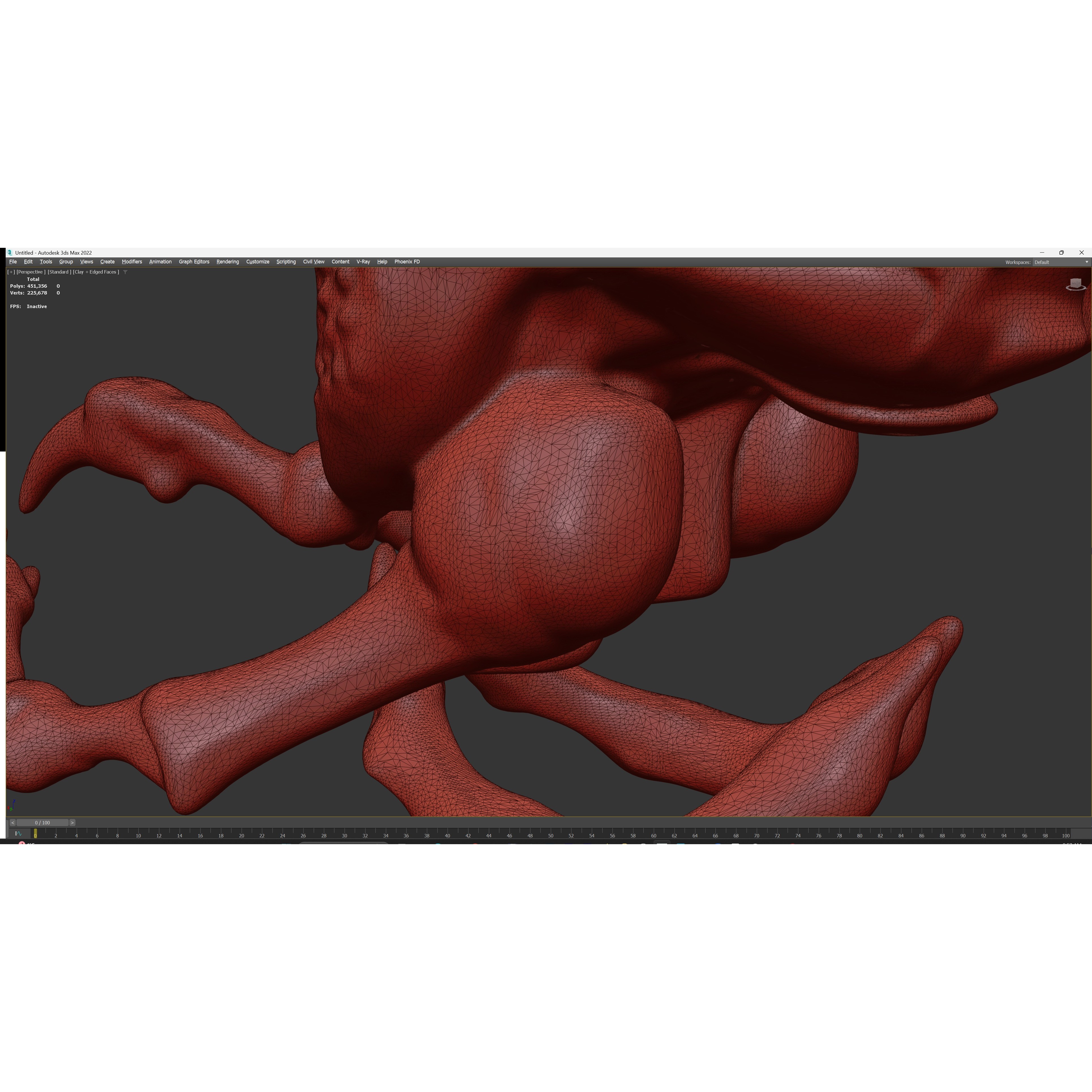 Alien Skull Artifact - Game-Ready 3D Model - View 20