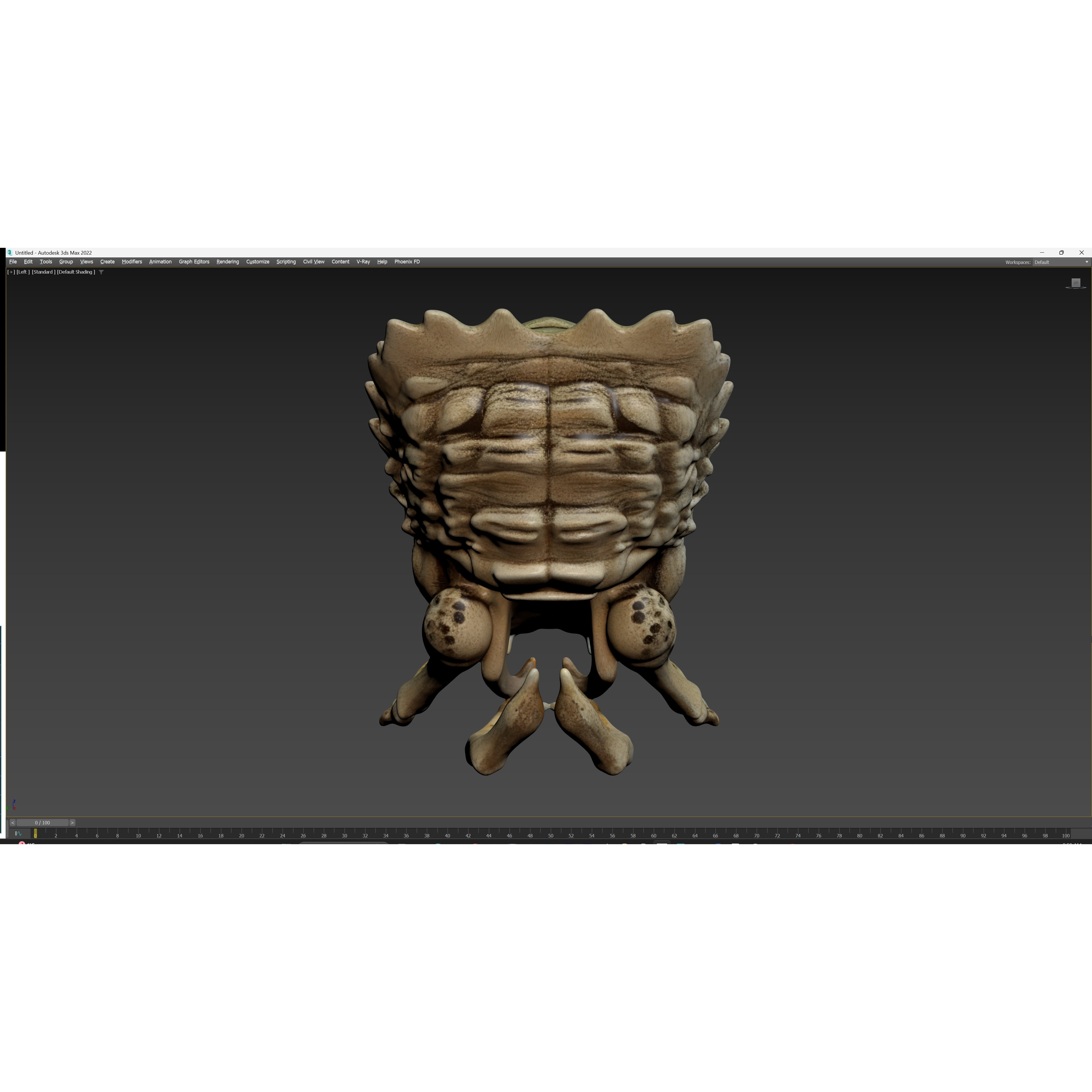 Alien Skull Artifact - Game-Ready 3D Model - View 27