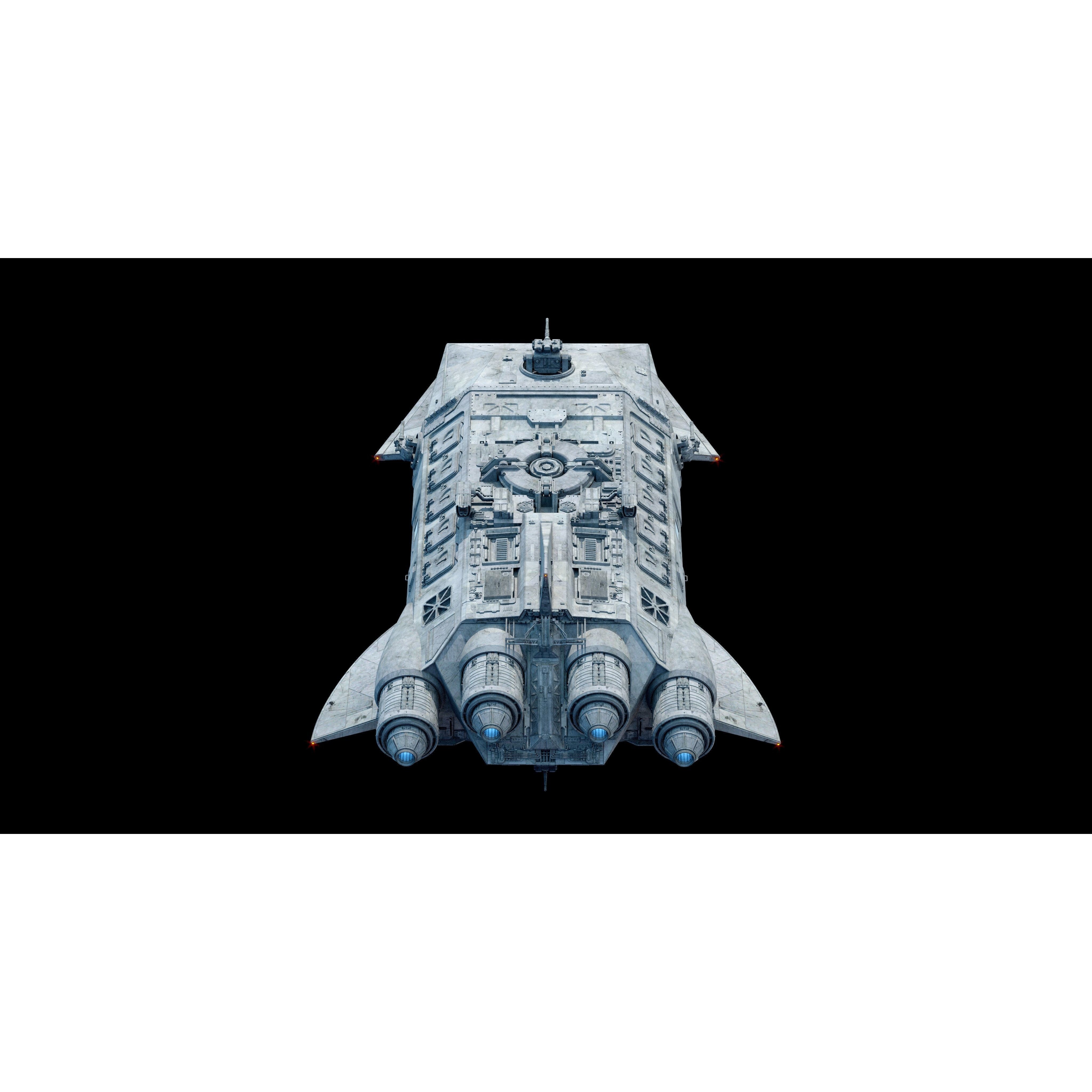 Star Wars Assault Transport - Game-Ready 3D Model - View 11