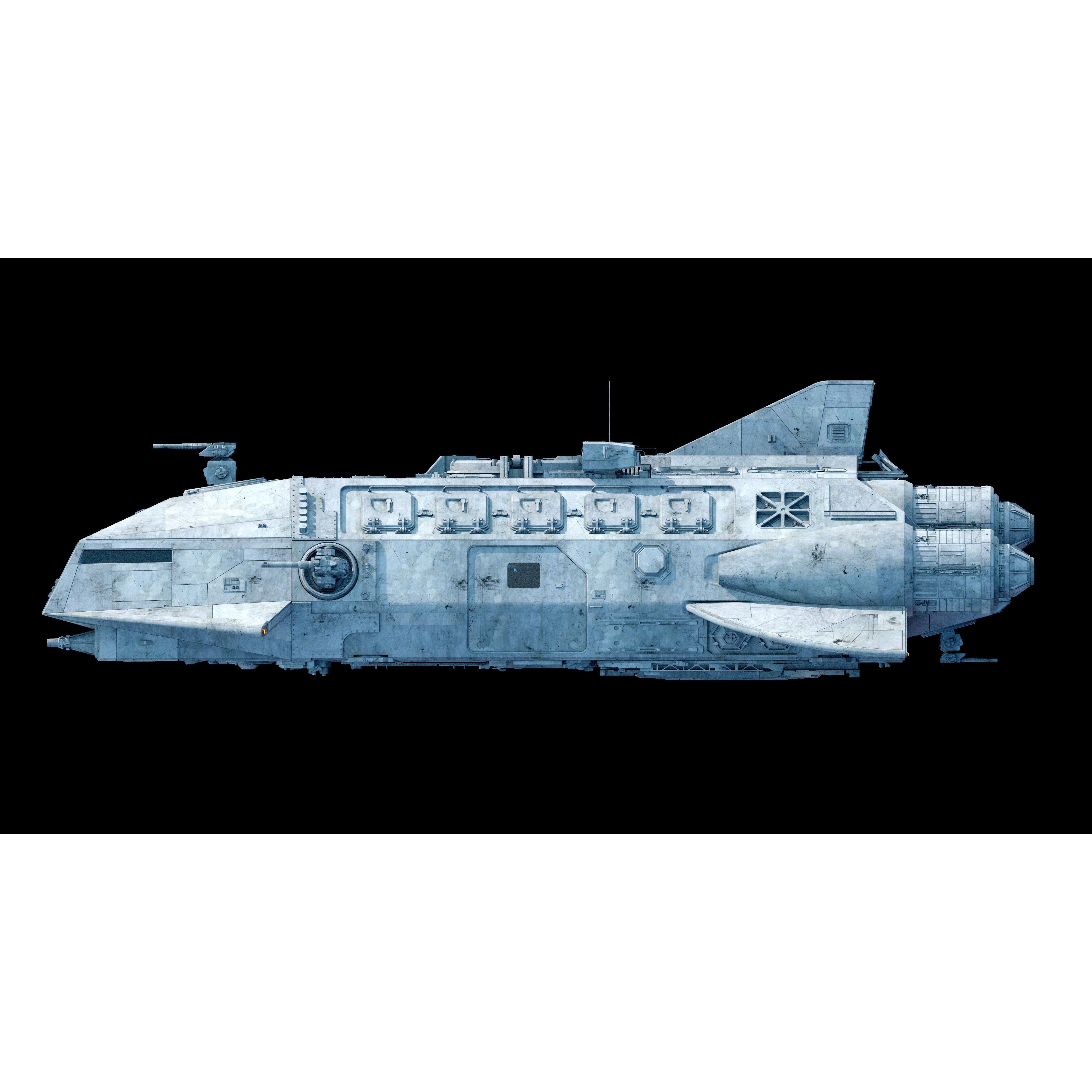 Star Wars Assault Transport - Game-Ready 3D Model - View 14