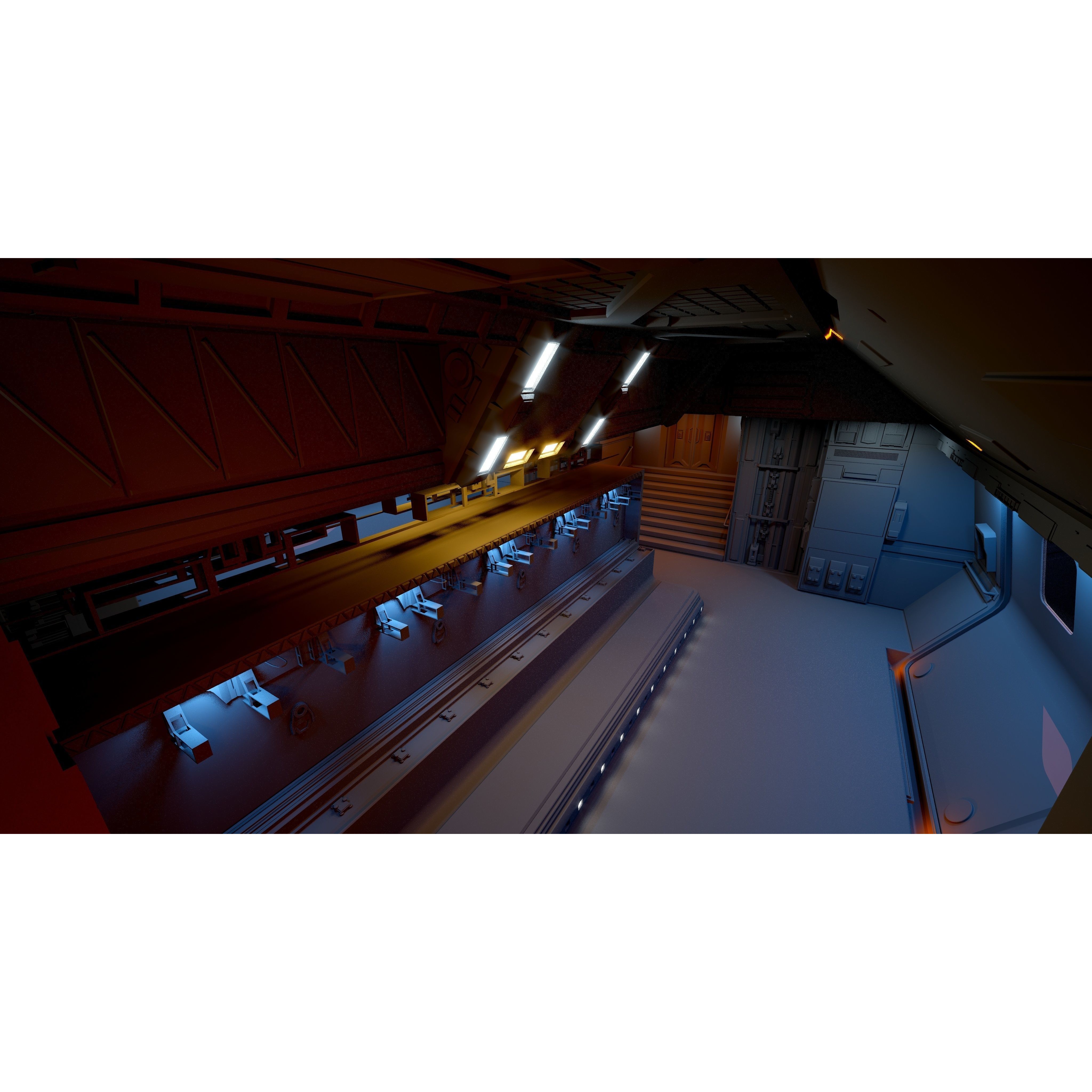 Star Wars Assault Transport - Game-Ready 3D Model - View 15