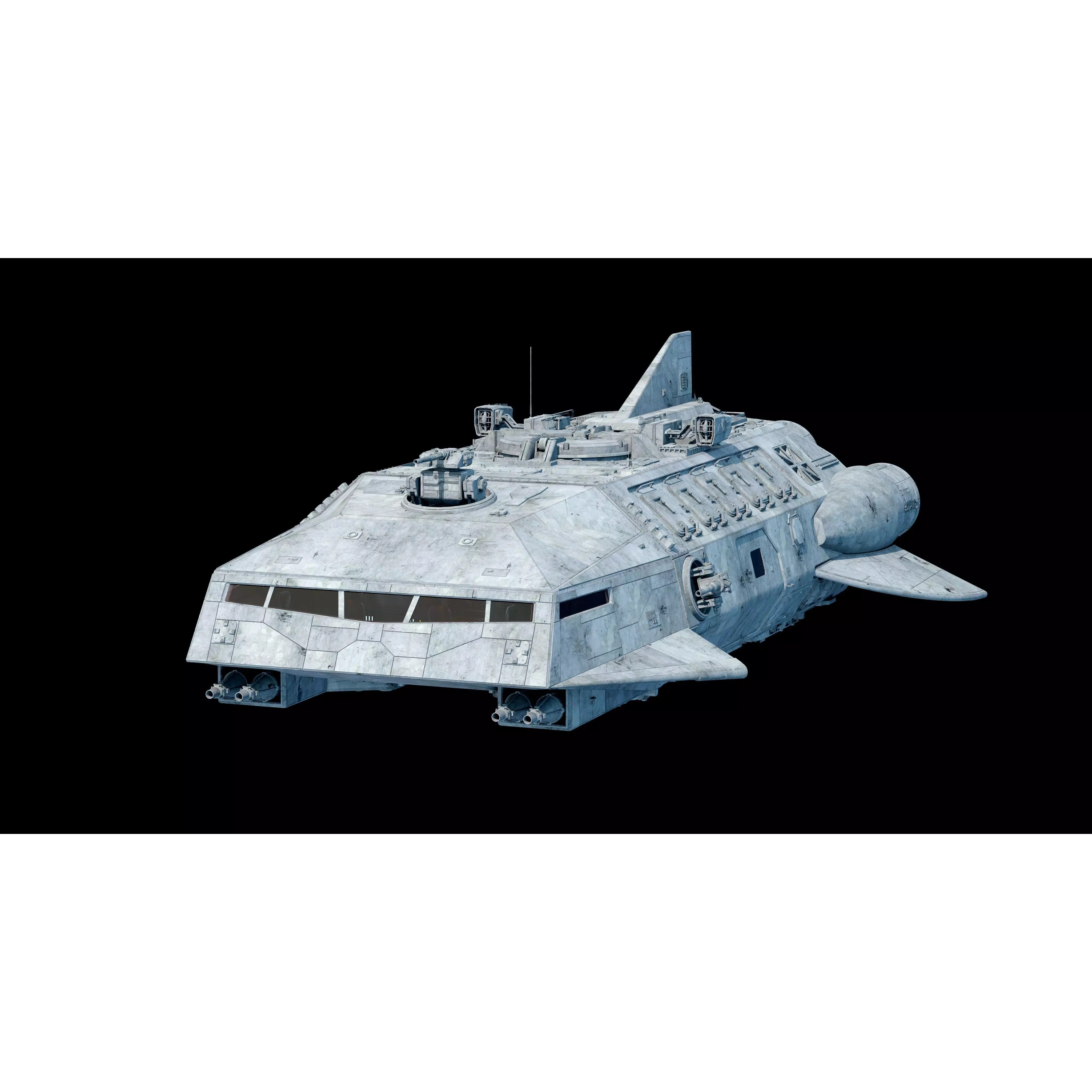 Star Wars Assault Transport - Game-Ready 3D Model - View 2