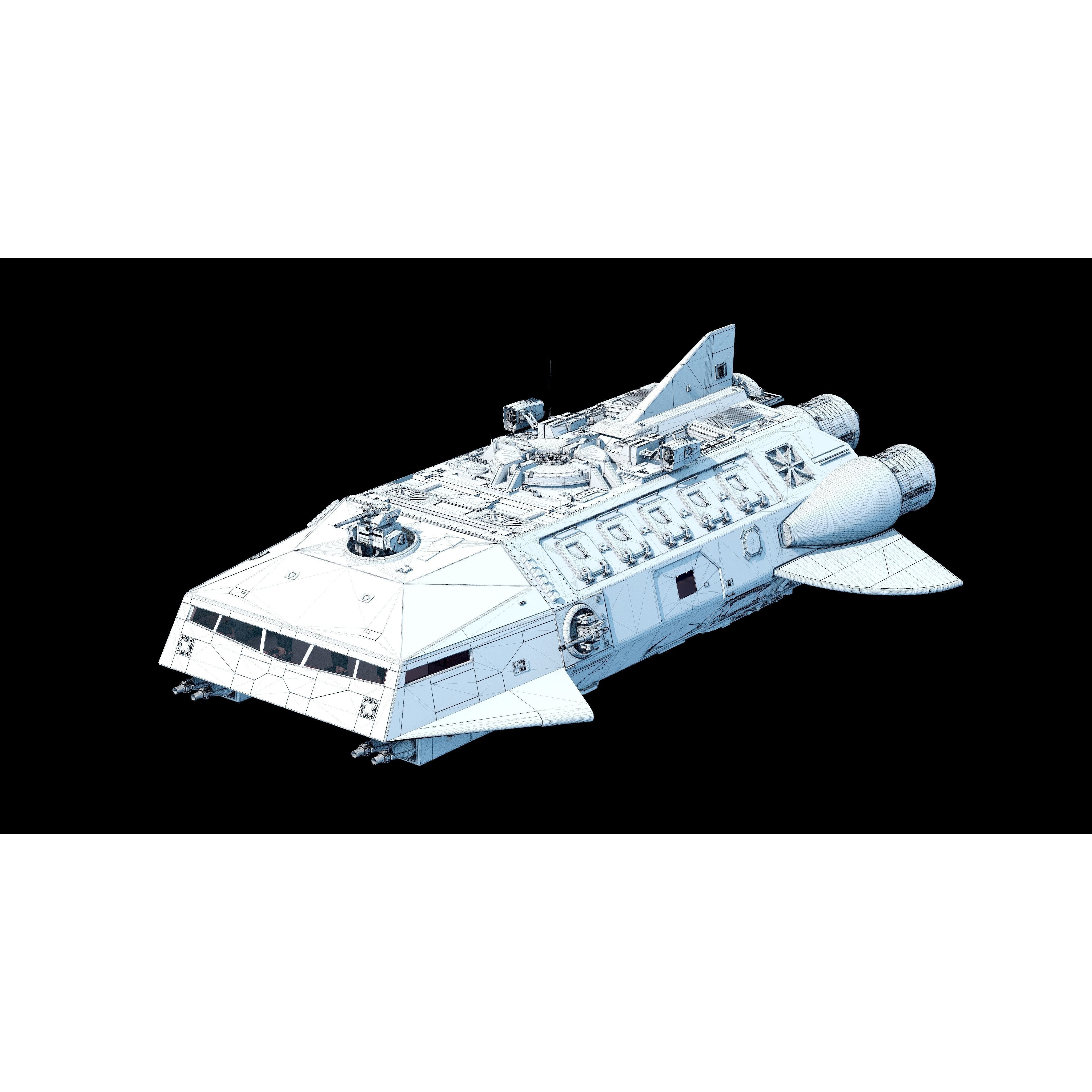 Star Wars Assault Transport - Game-Ready 3D Model - View 5