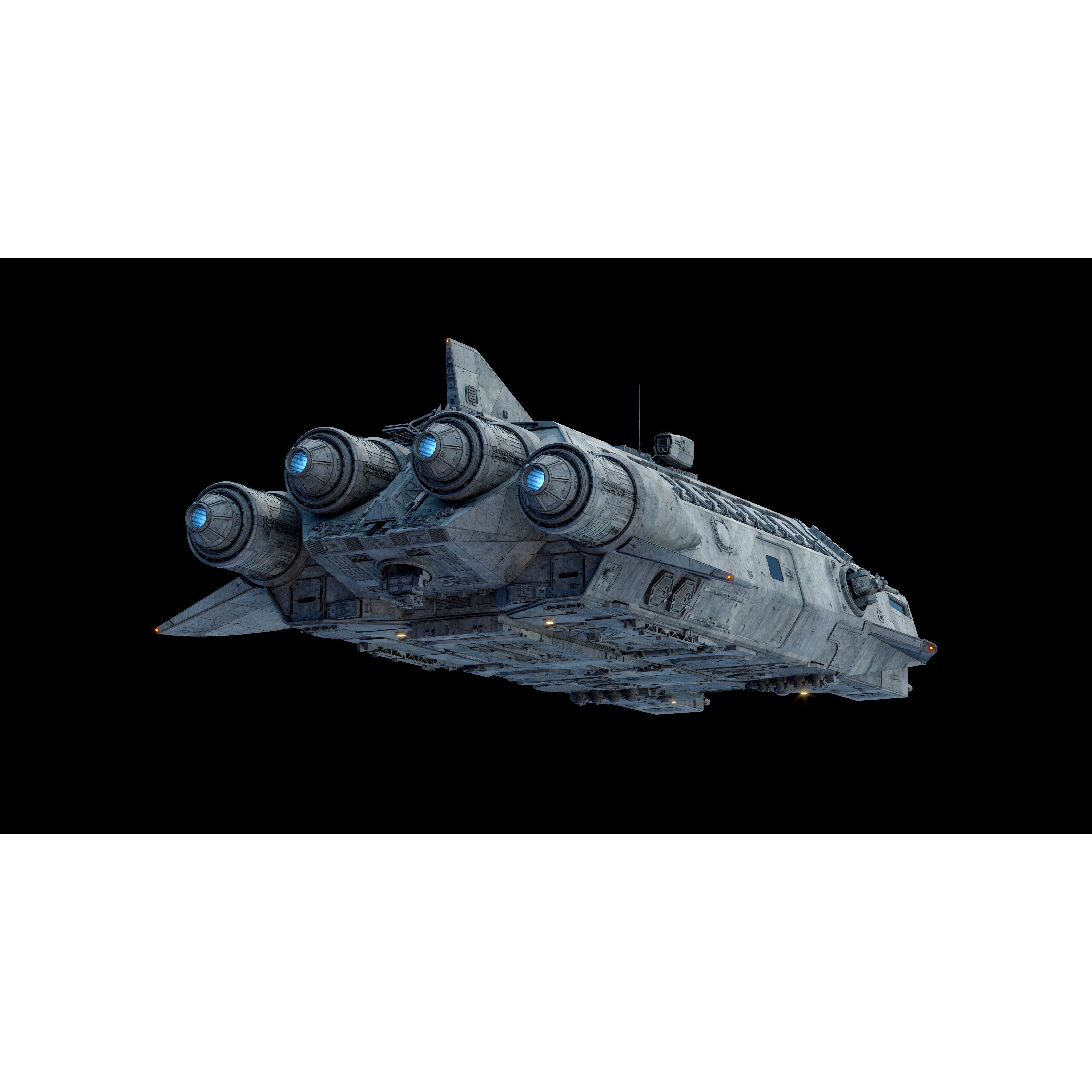 Star Wars Assault Transport - Game-Ready 3D Model - View 8