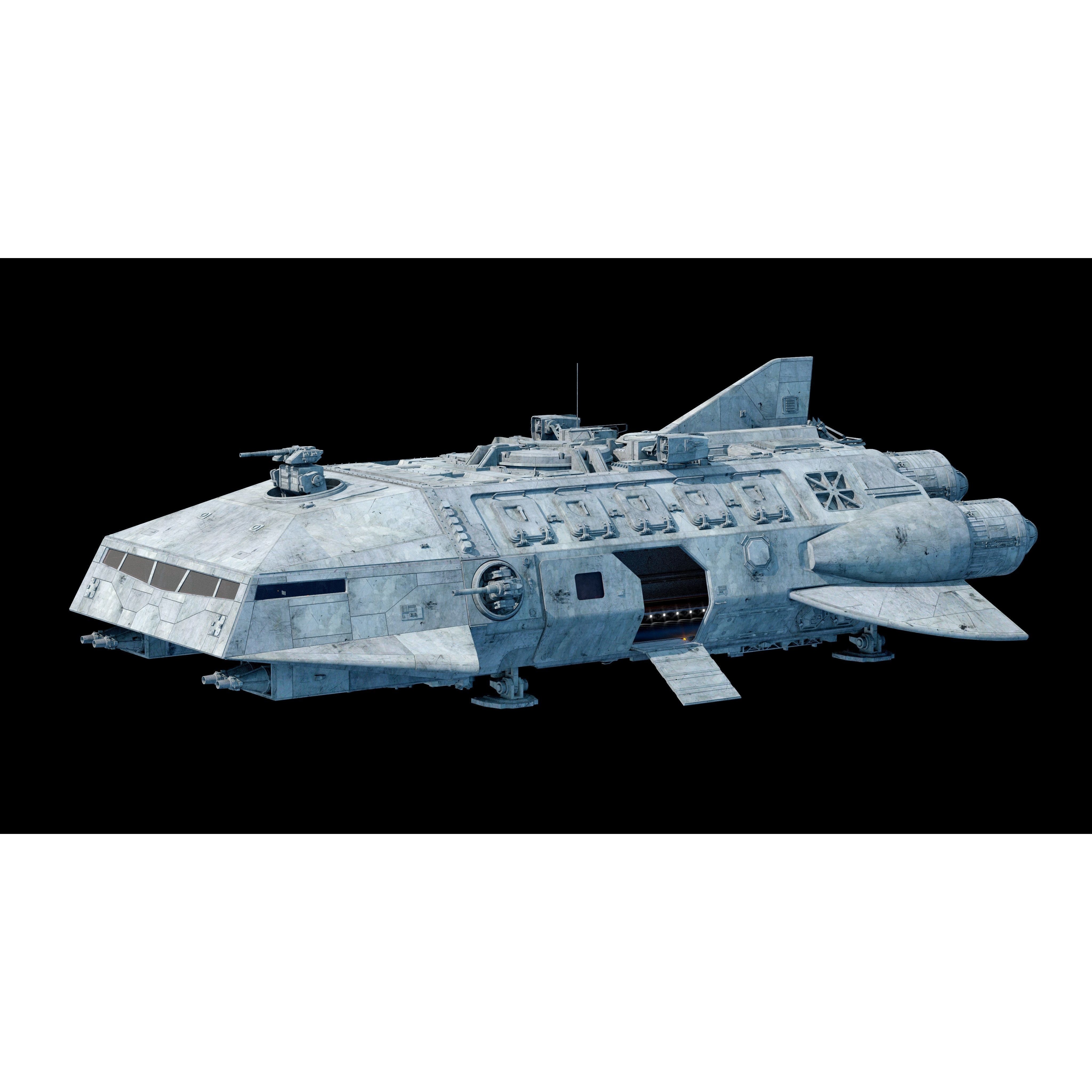 Star Wars Assault Transport - Game-Ready 3D Model - View 9