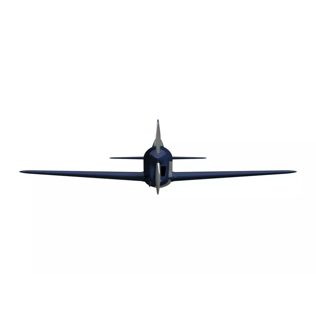 Caudron C.460 3D Model – Historic French Racer, High Poly, FBX - View 12