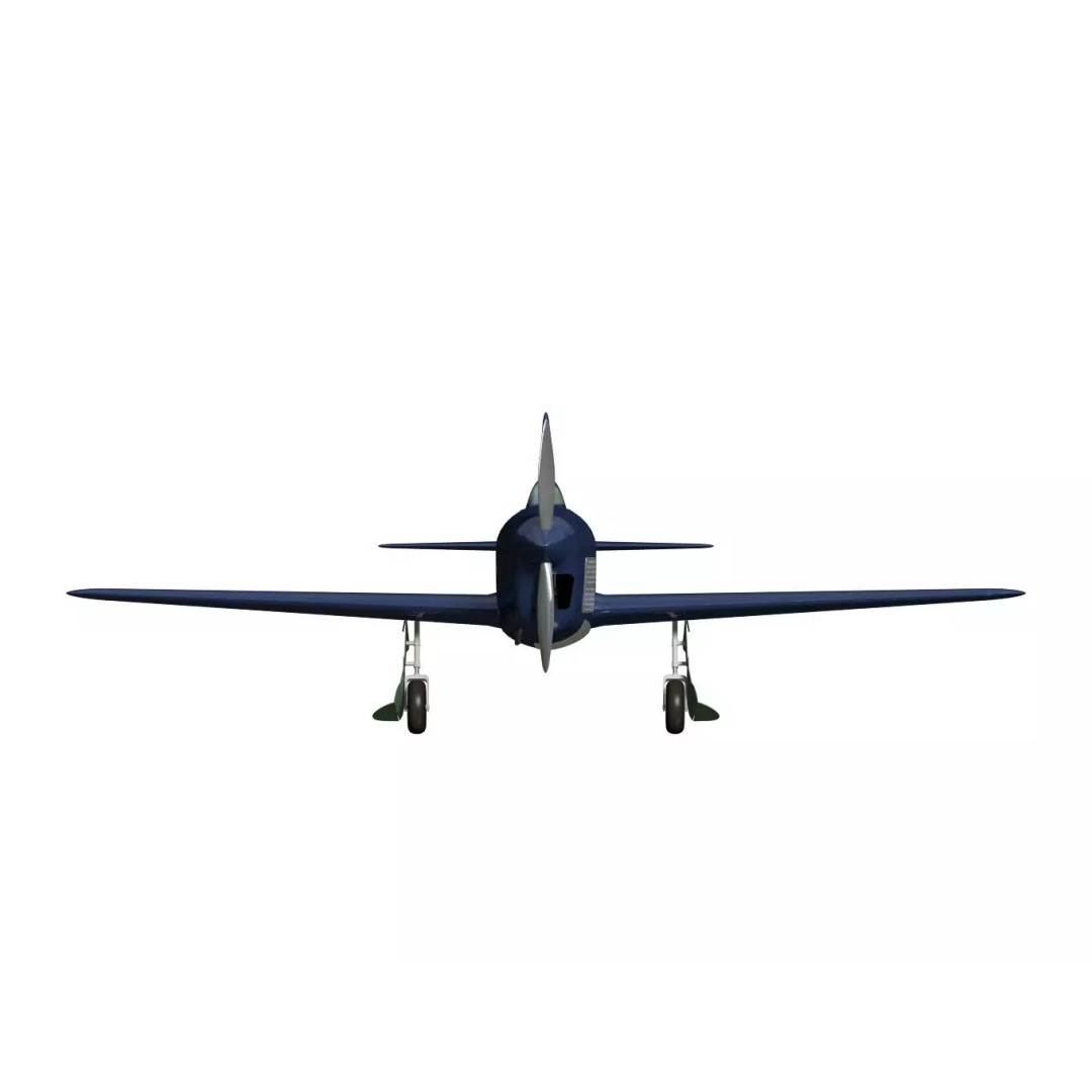 Caudron C.460 3D Model – Historic French Racer, High Poly, FBX - View 13