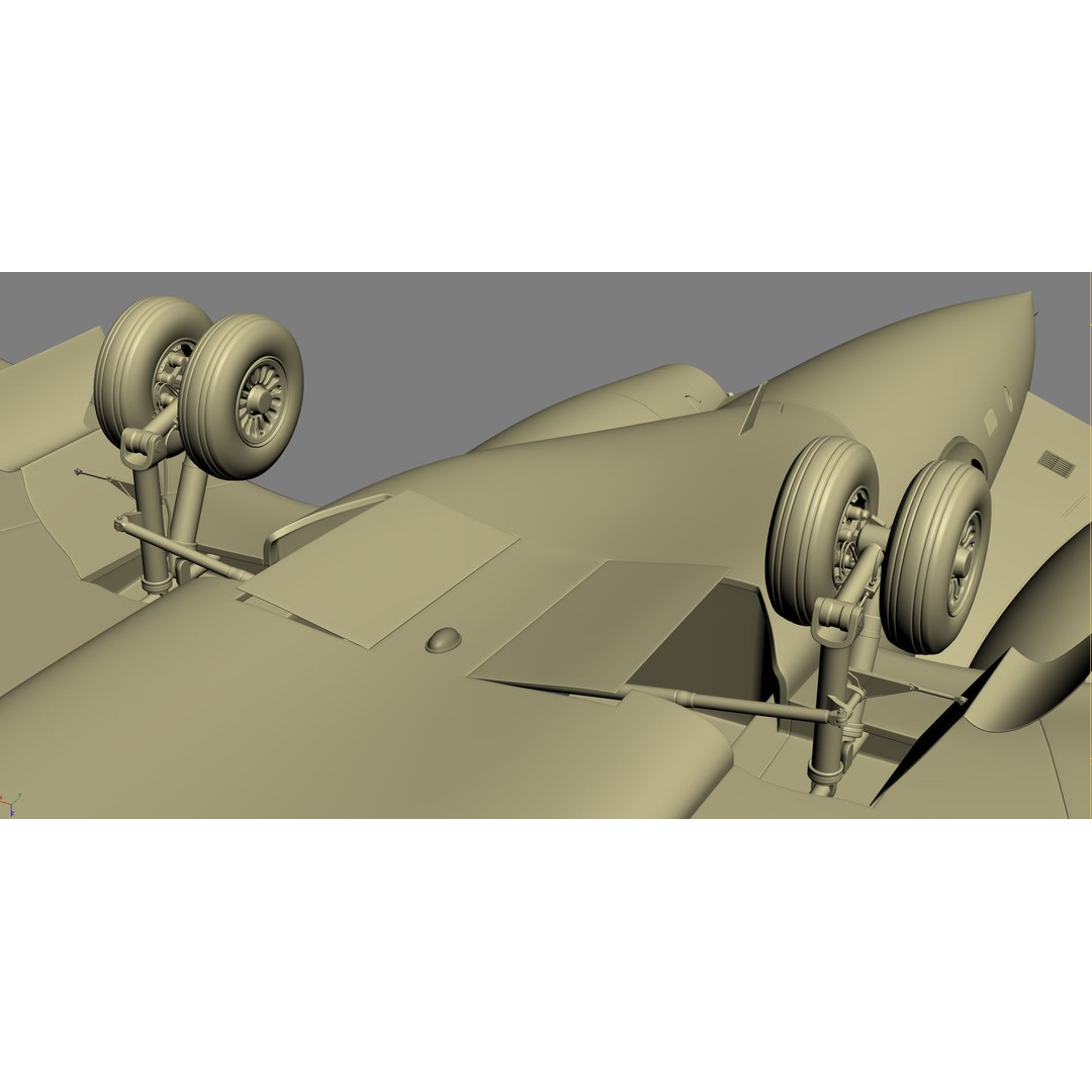 Gulfstream G650 3D Model – High Poly Aircraft, FBX, OBJ, Game Ready - View 54