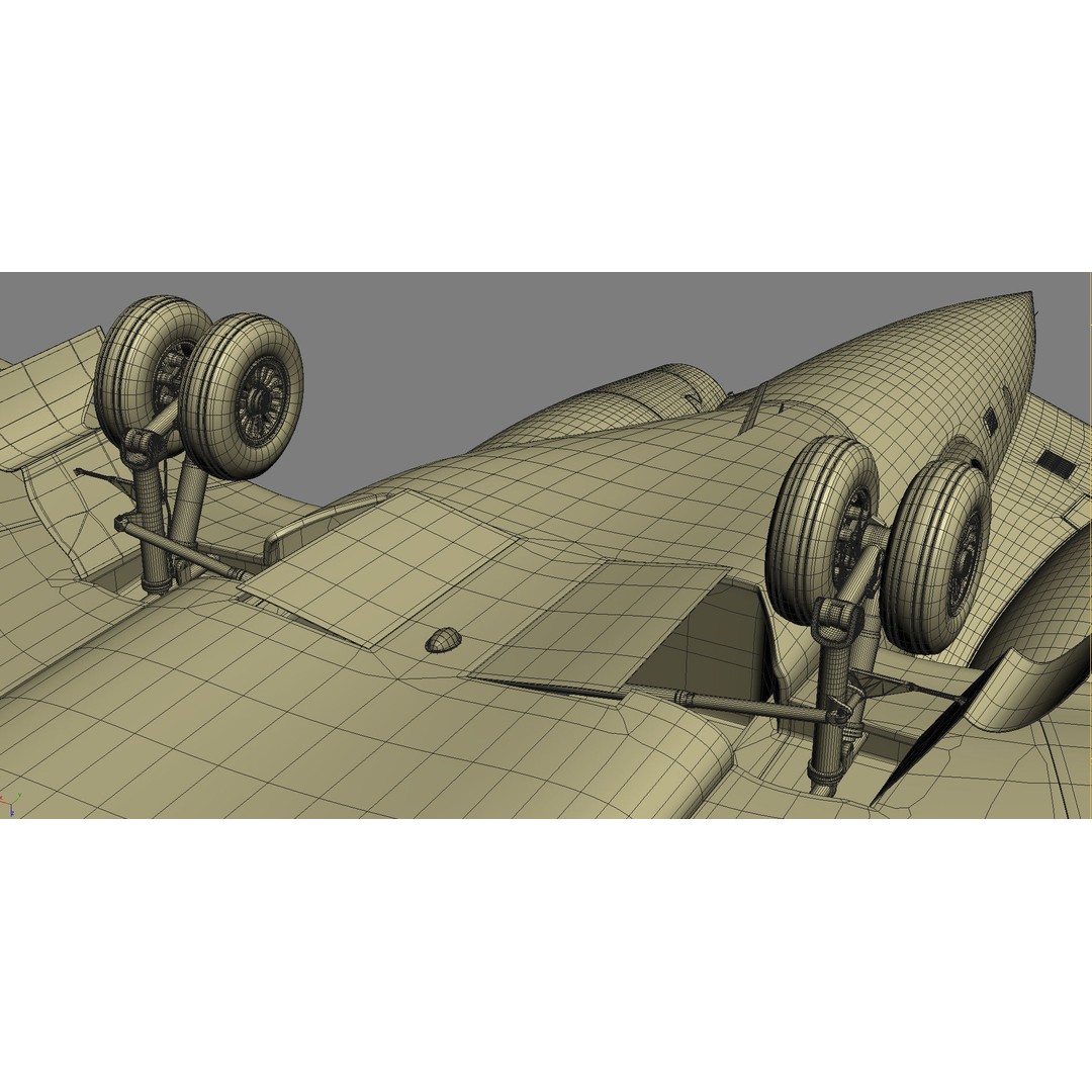 Gulfstream G650 3D Model – High Poly Aircraft, FBX, OBJ, Game Ready - View 55