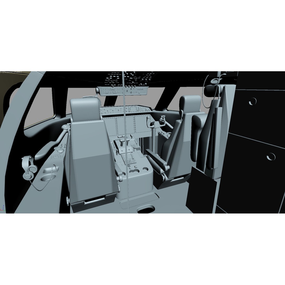 Gulfstream G650 3D Model – High Poly Aircraft, FBX, OBJ, Game Ready - View 60