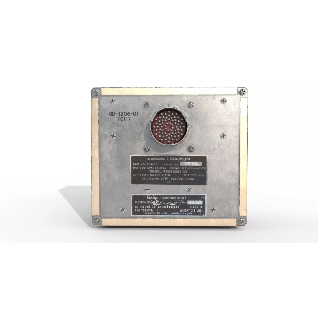 Identification Control Panel 3D Model – Military Use, PBR Textures, FBX - View 10