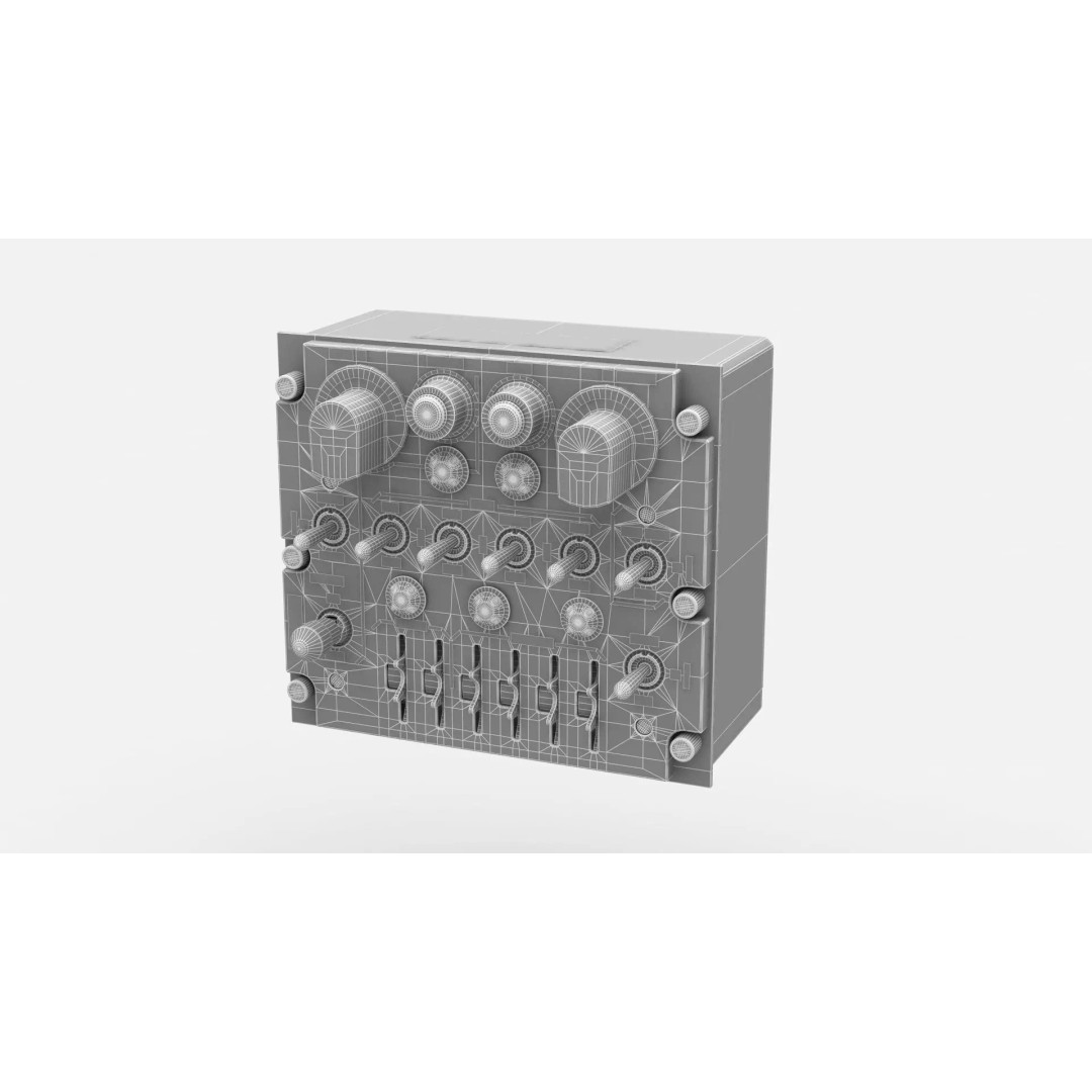 Identification Control Panel 3D Model – Military Use, PBR Textures, FBX - View 13