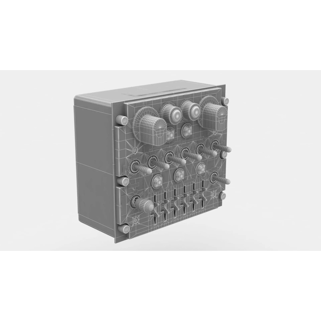 Identification Control Panel 3D Model – Military Use, PBR Textures, FBX - View 14