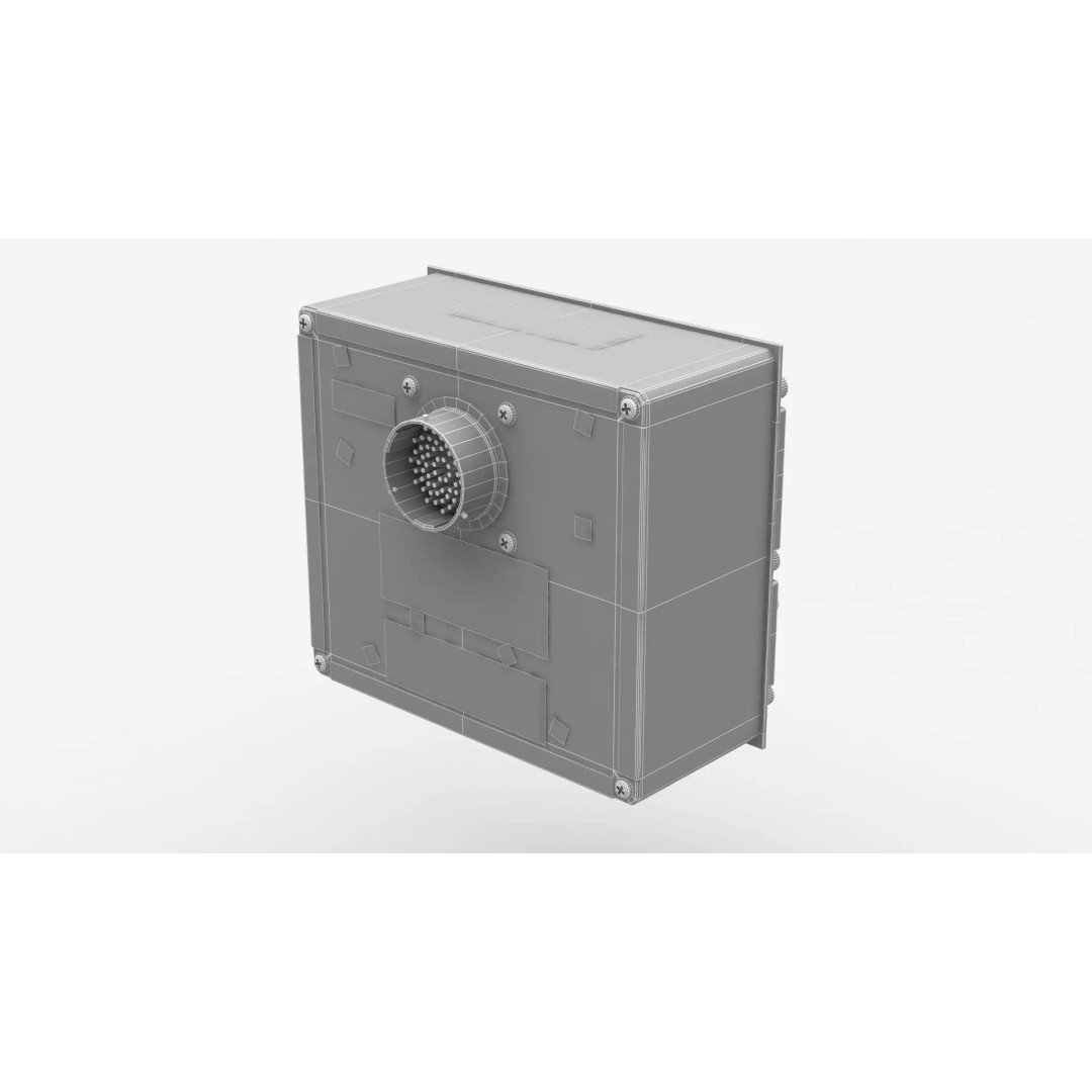 Identification Control Panel 3D Model – Military Use, PBR Textures, FBX - View 15