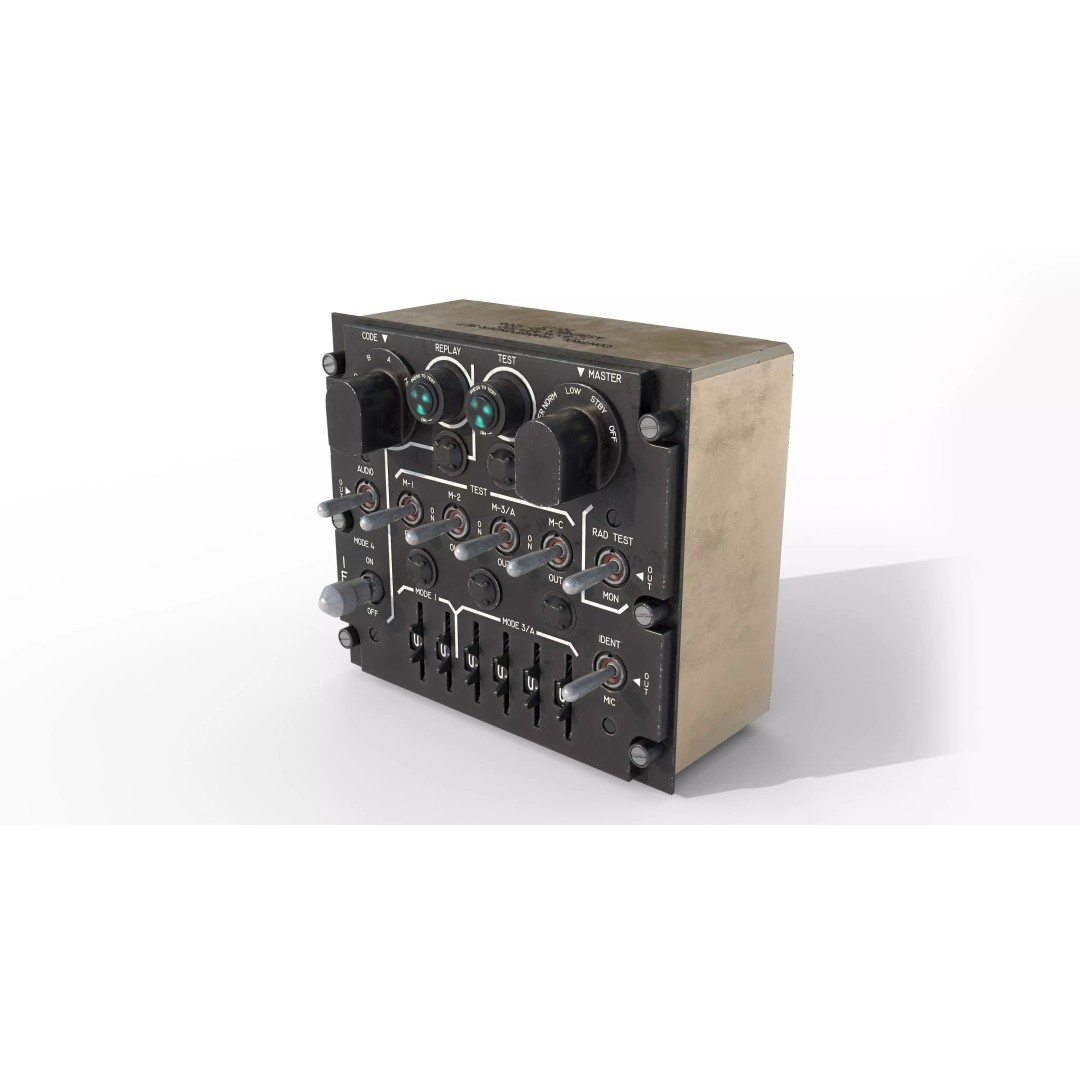 Identification Control Panel 3D Model – Military Use, PBR Textures, FBX - View 6