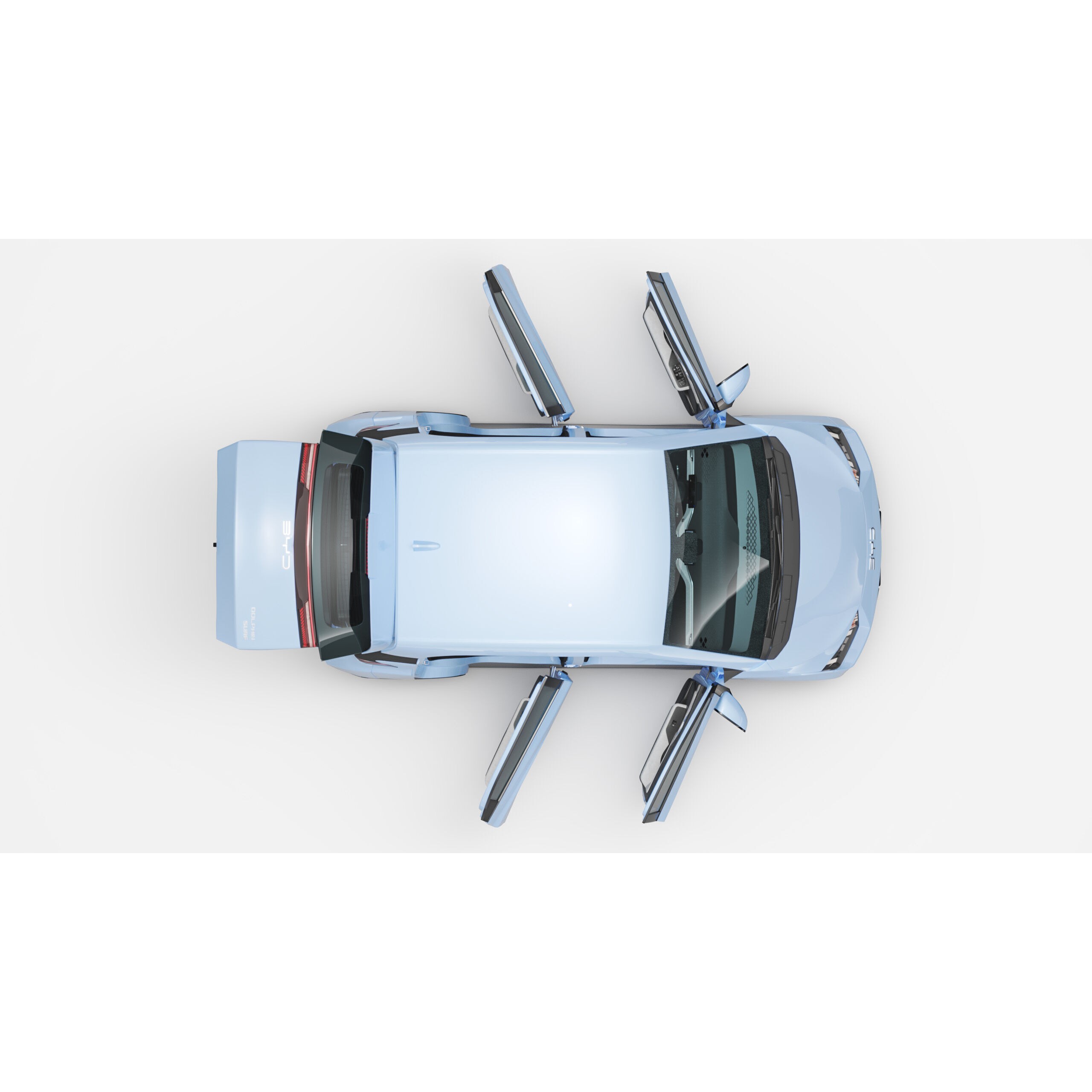 2025 BYD Dolphin Surf Atto1 - Game-Ready 3D Model - View 11