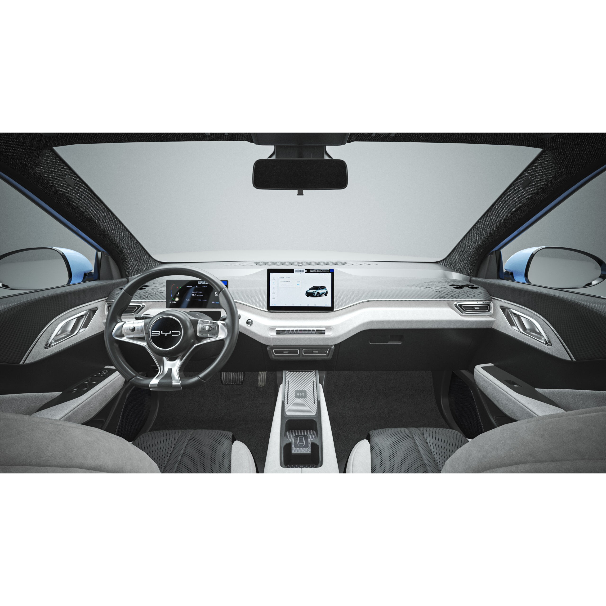 2025 BYD Dolphin Surf Atto1 - Game-Ready 3D Model - View 12