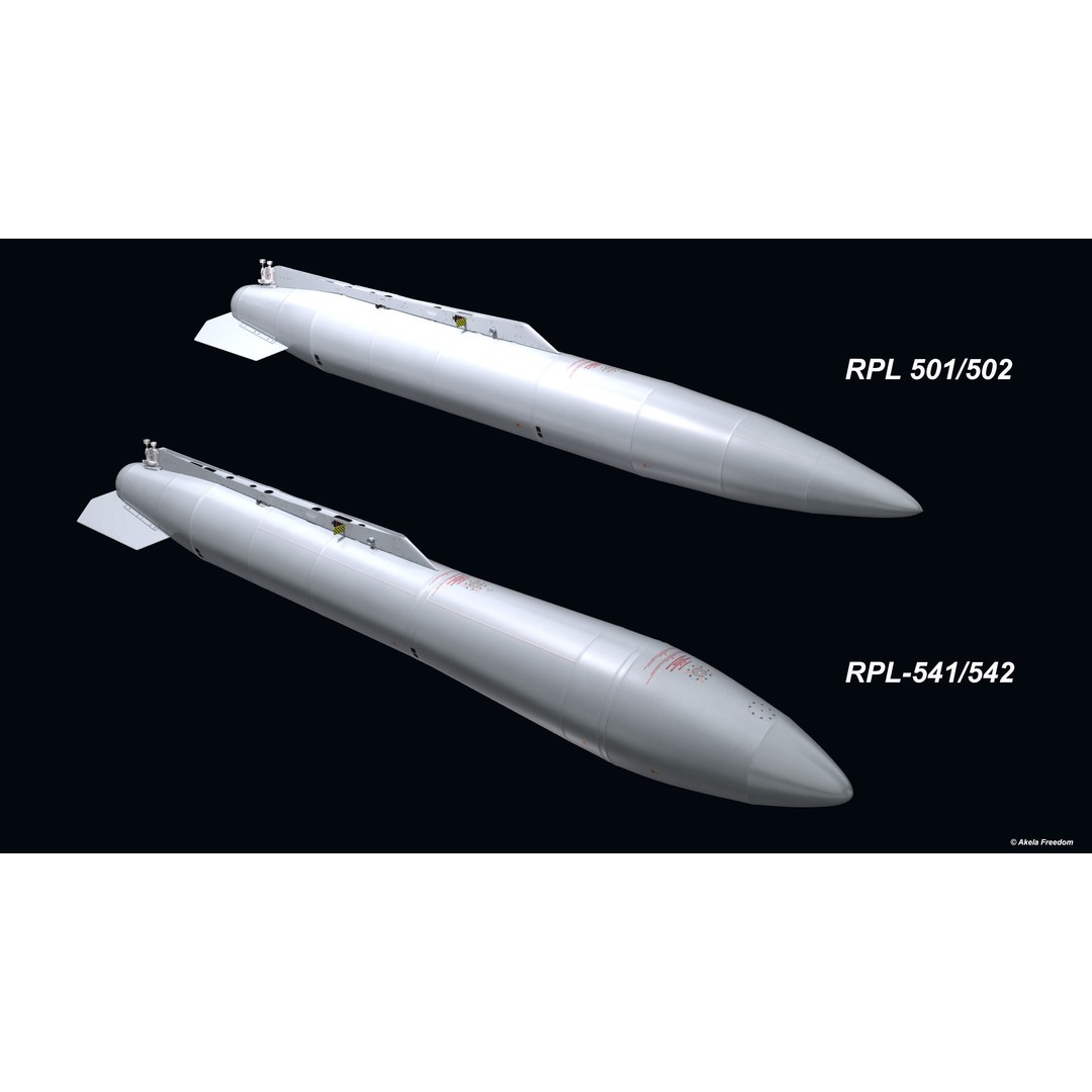 Fuel Tanks RPL-541/542 3D Model – High Poly PBR Asset for Mirage-2000