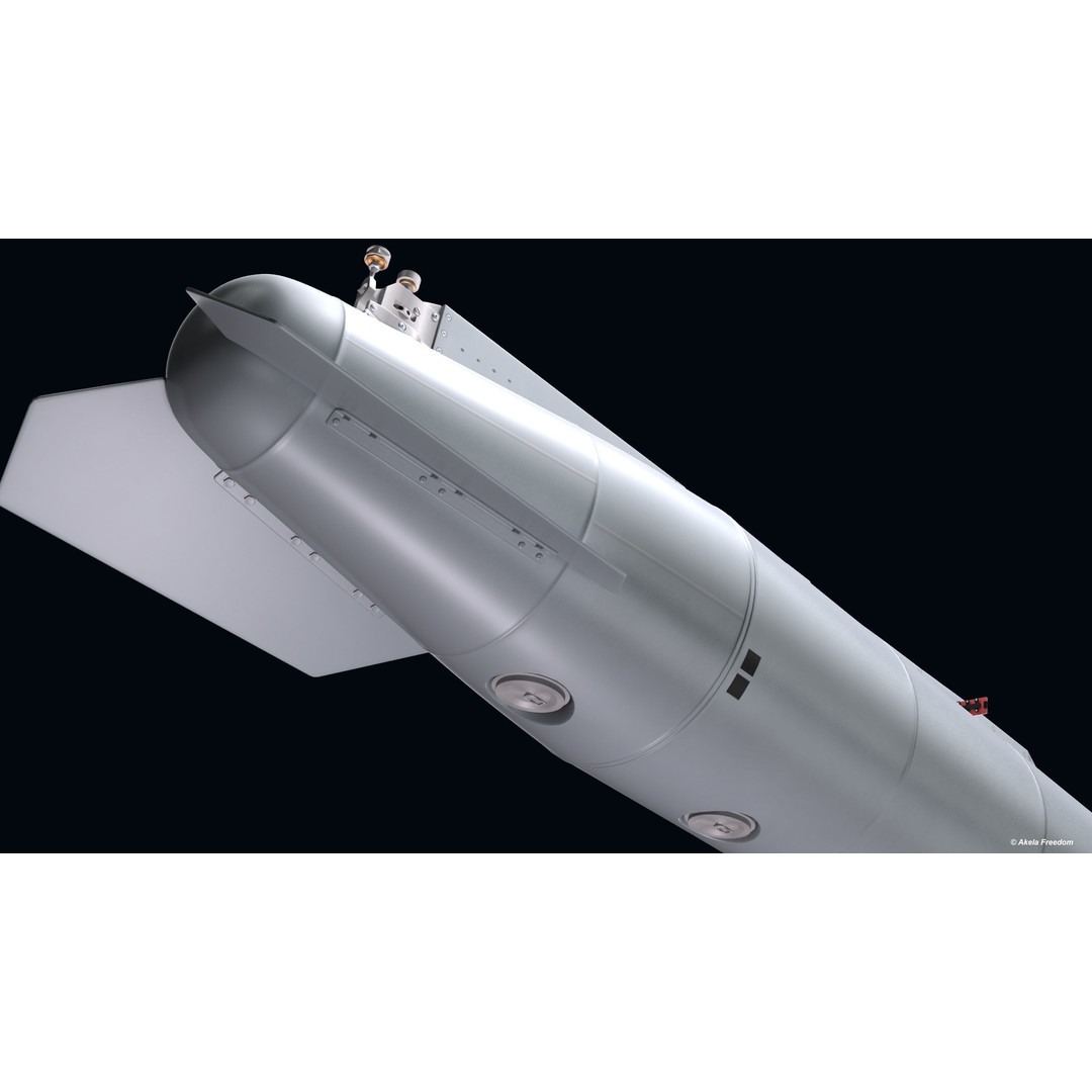 Fuel Tanks RPL-541/542 3D Model – High Poly PBR Asset for Mirage-2000 - View 11