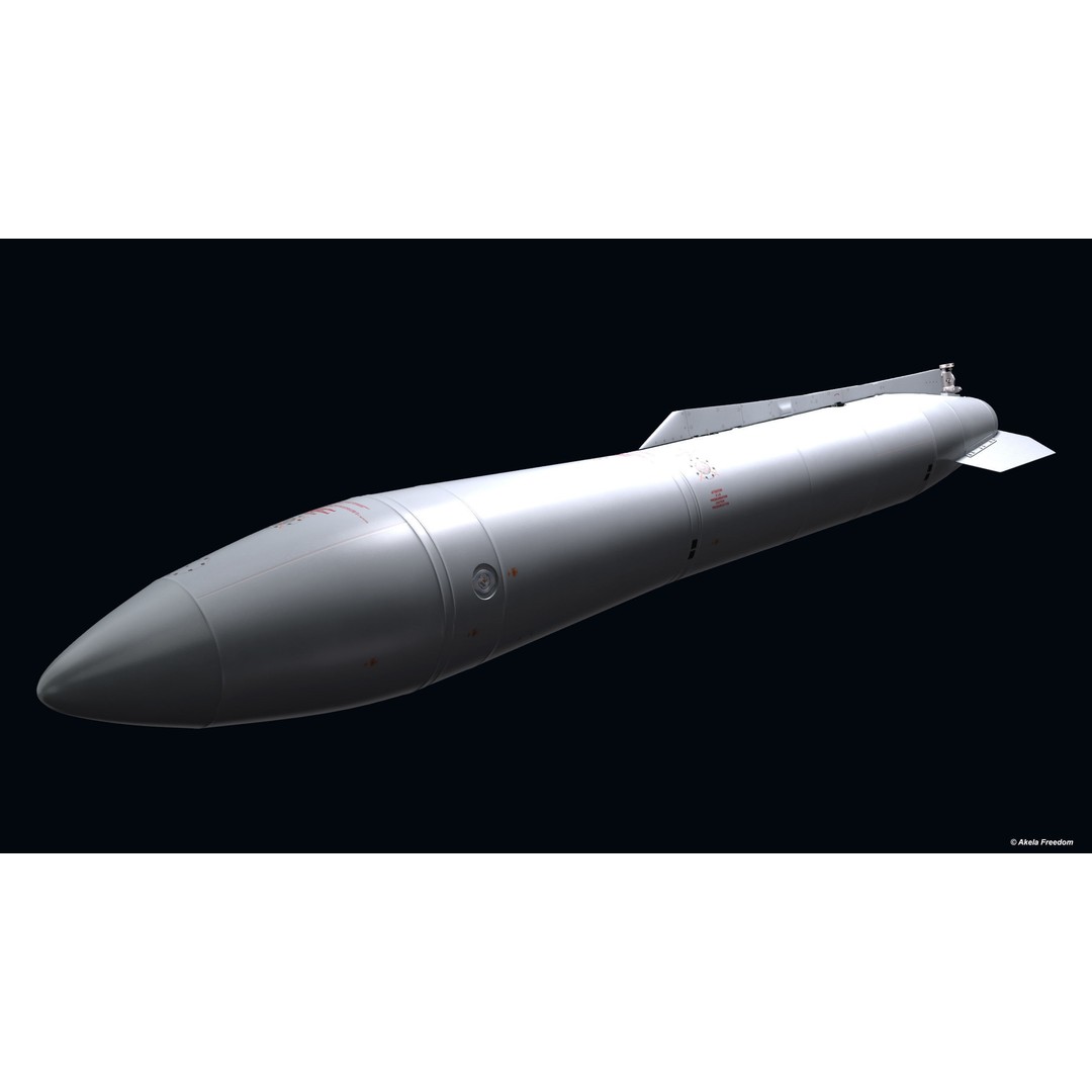 Fuel Tanks RPL-541/542 3D Model – High Poly PBR Asset for Mirage-2000 - View 4