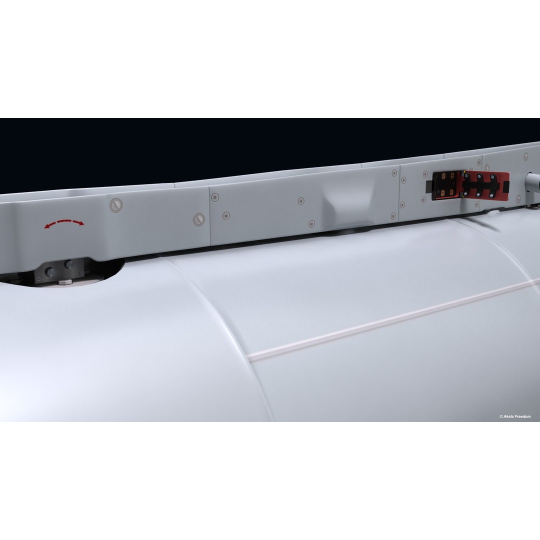 Fuel Tanks RPL-541/542 3D Model – High Poly PBR Asset for Mirage-2000 - View 9