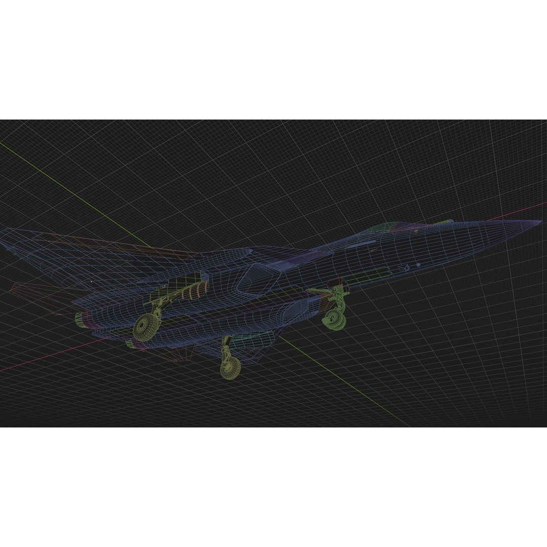 Sukhoi SU-57 3D Model – High Poly Fighter Jet with PBR Textures, FBX, Blender