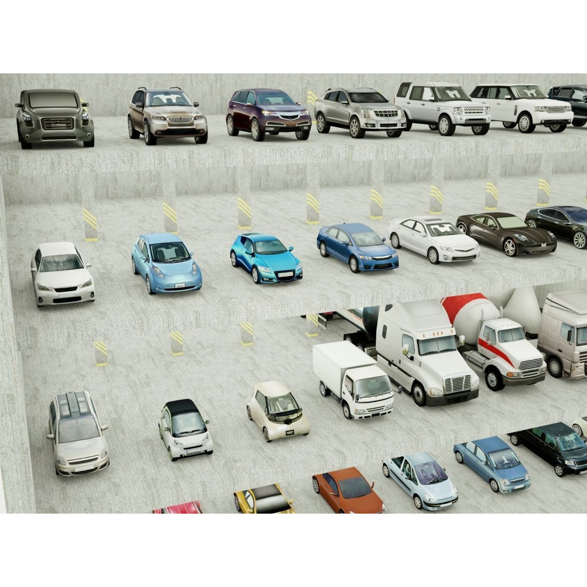 185 Low-Poly Vehicles - Low-Poly Game-Ready 3D Model - View 12
