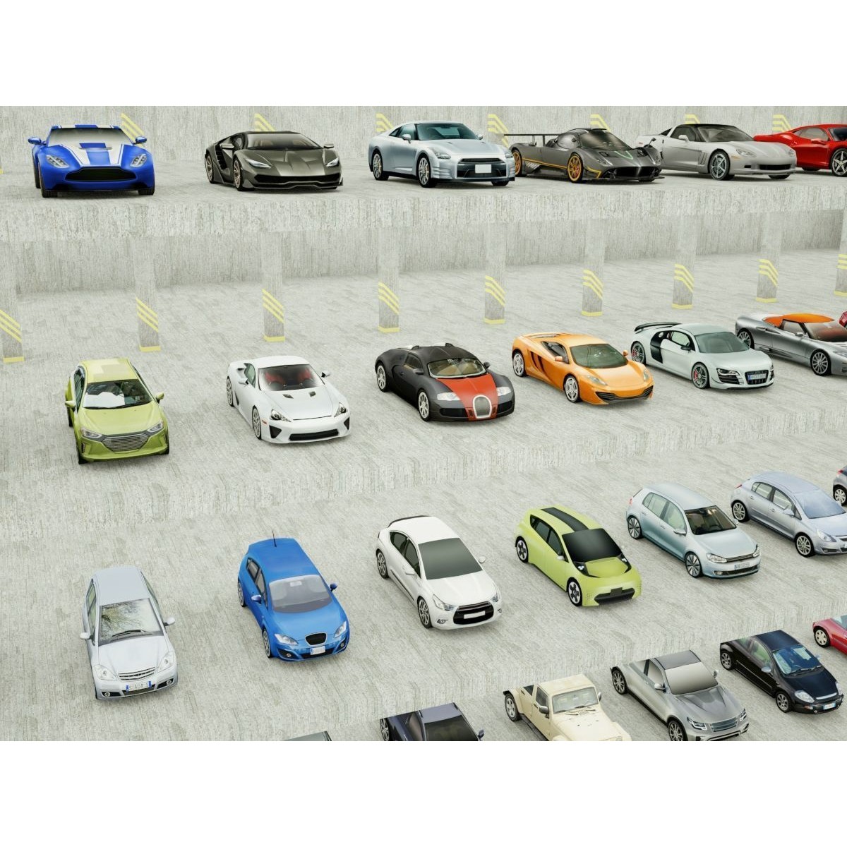 185 Low-Poly Vehicles - Low-Poly Game-Ready 3D Model - View 14