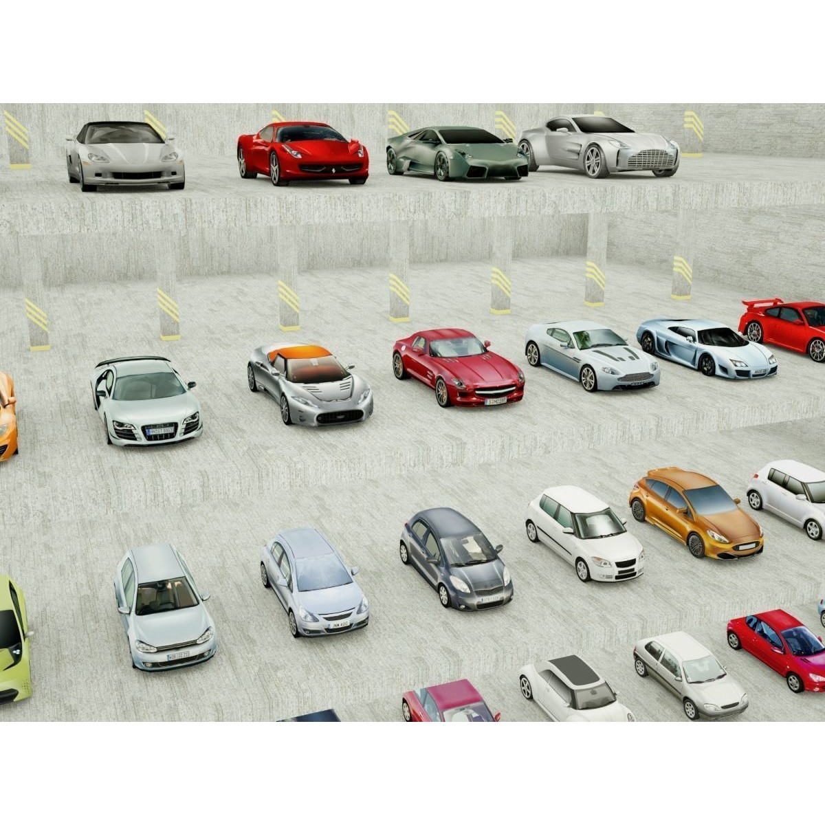 185 Low-Poly Vehicles - Low-Poly Game-Ready 3D Model - View 15
