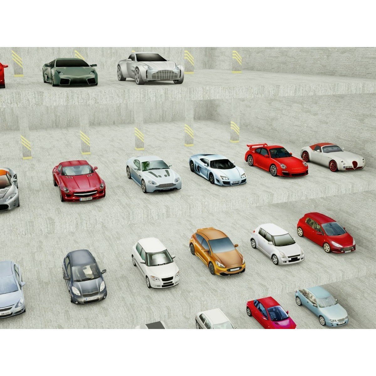 185 Low-Poly Vehicles - Low-Poly Game-Ready 3D Model - View 16