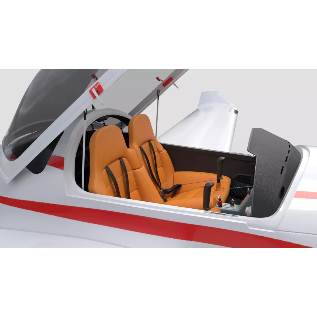 Diamond DA20 C1 3D Model – Low Poly Rigged Aircraft, FBX - View 13