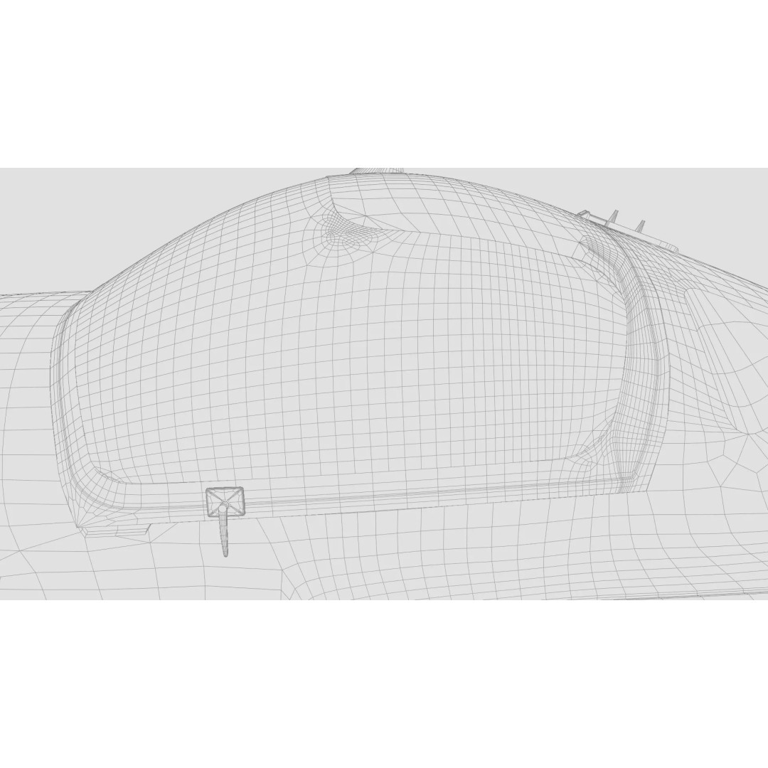Diamond DA20 C1 3D Model – Low Poly Rigged Aircraft, FBX - View 28