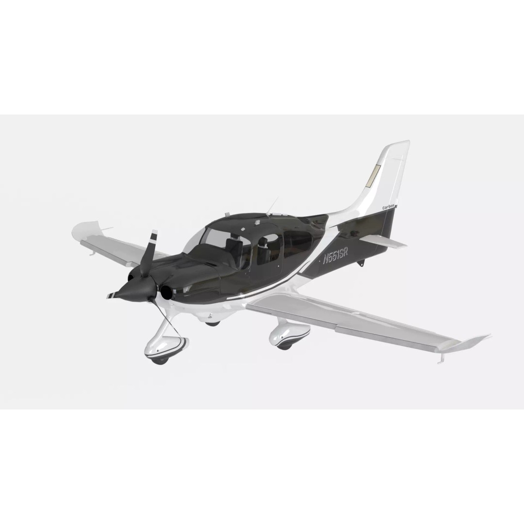 Aircraft Propeller 3D Model – Low Poly PBR Game Asset, FBX, Blender - View 2