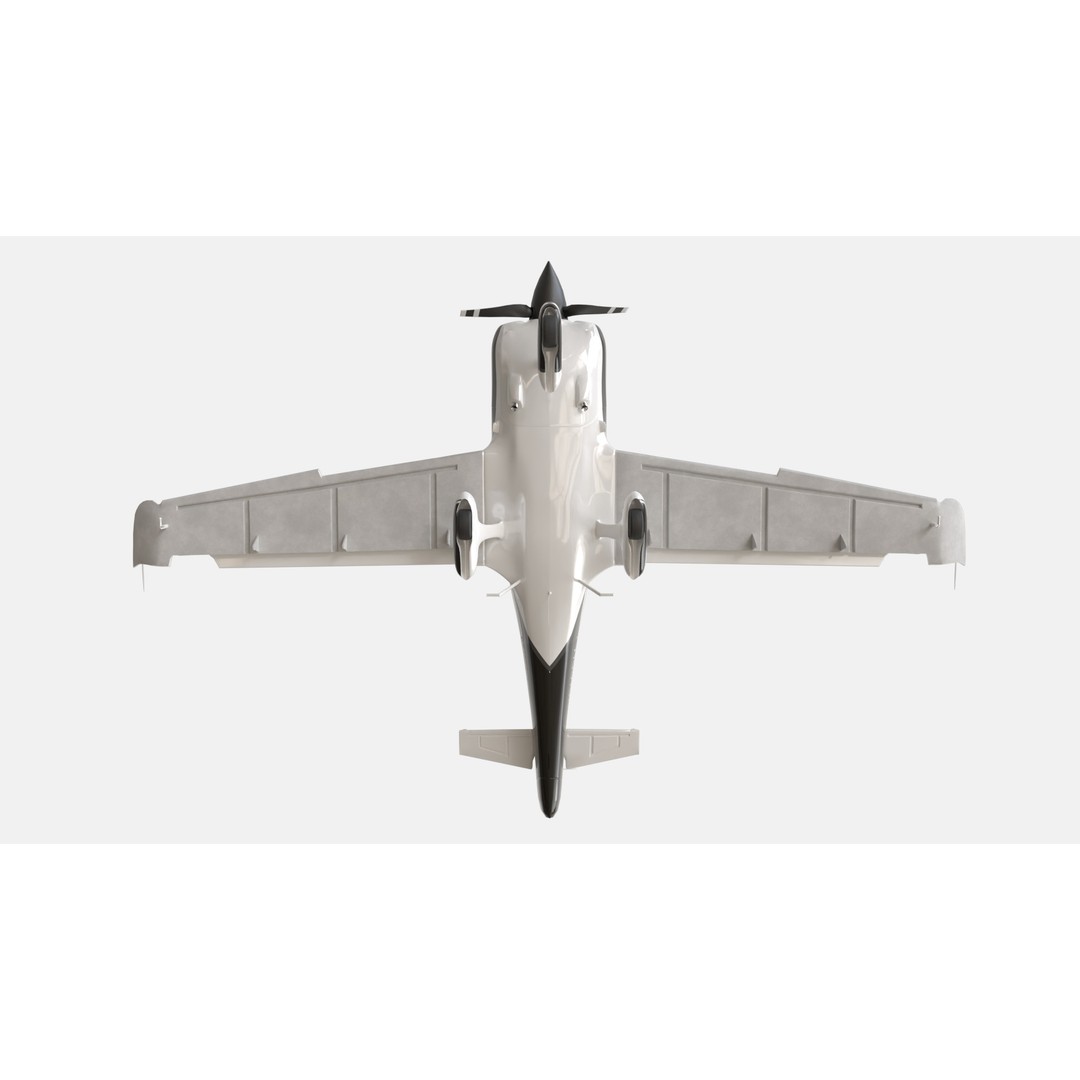 Aircraft Propeller 3D Model – Low Poly PBR Game Asset, FBX, Blender - View 4