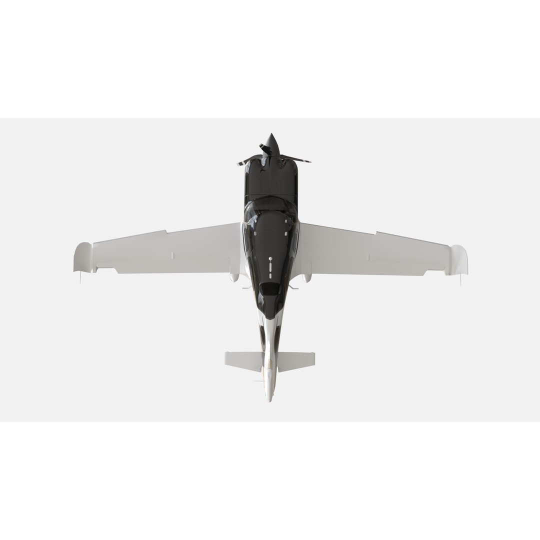 Aircraft Propeller 3D Model – Low Poly PBR Game Asset, FBX, Blender - View 7